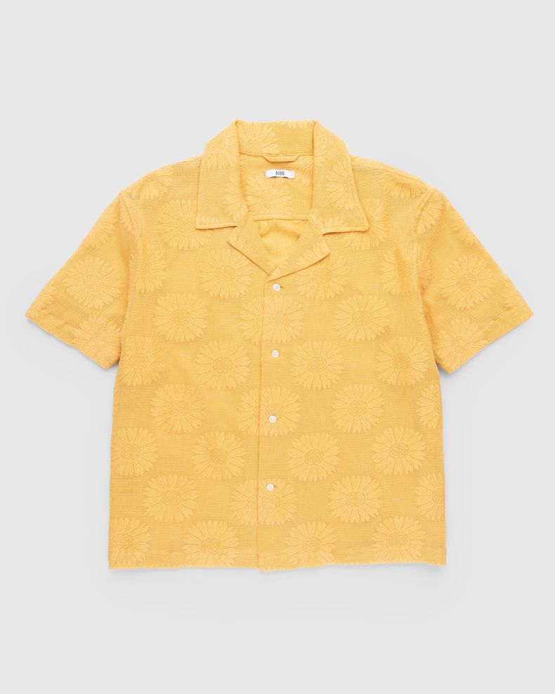 Sunflower Lace Shortsleeve Shirt Yellow 