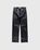 Lata Pleather Trousers Black