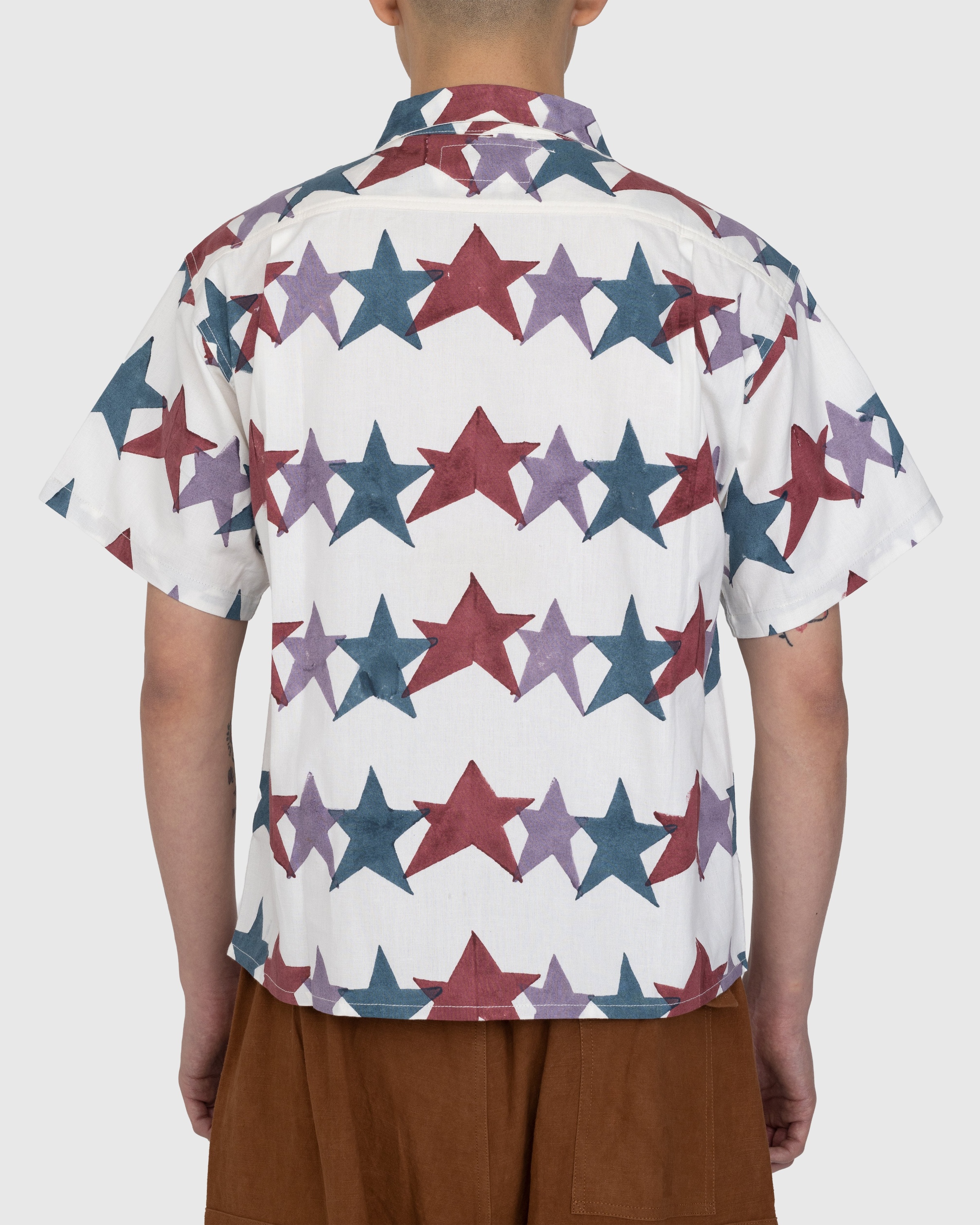 Story mfg. – Shore Shirt Star Block Print Multi - Shirts - Multi - Image 4