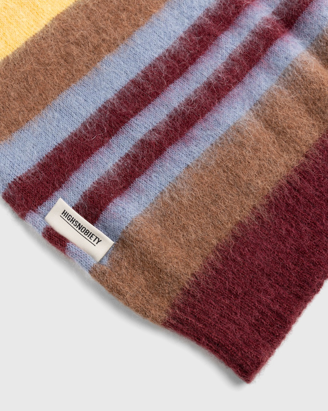 Highsnobiety – Alpaca Gradient Sweater Vest Yellow/Red - Knitwear - Multi - Image 5