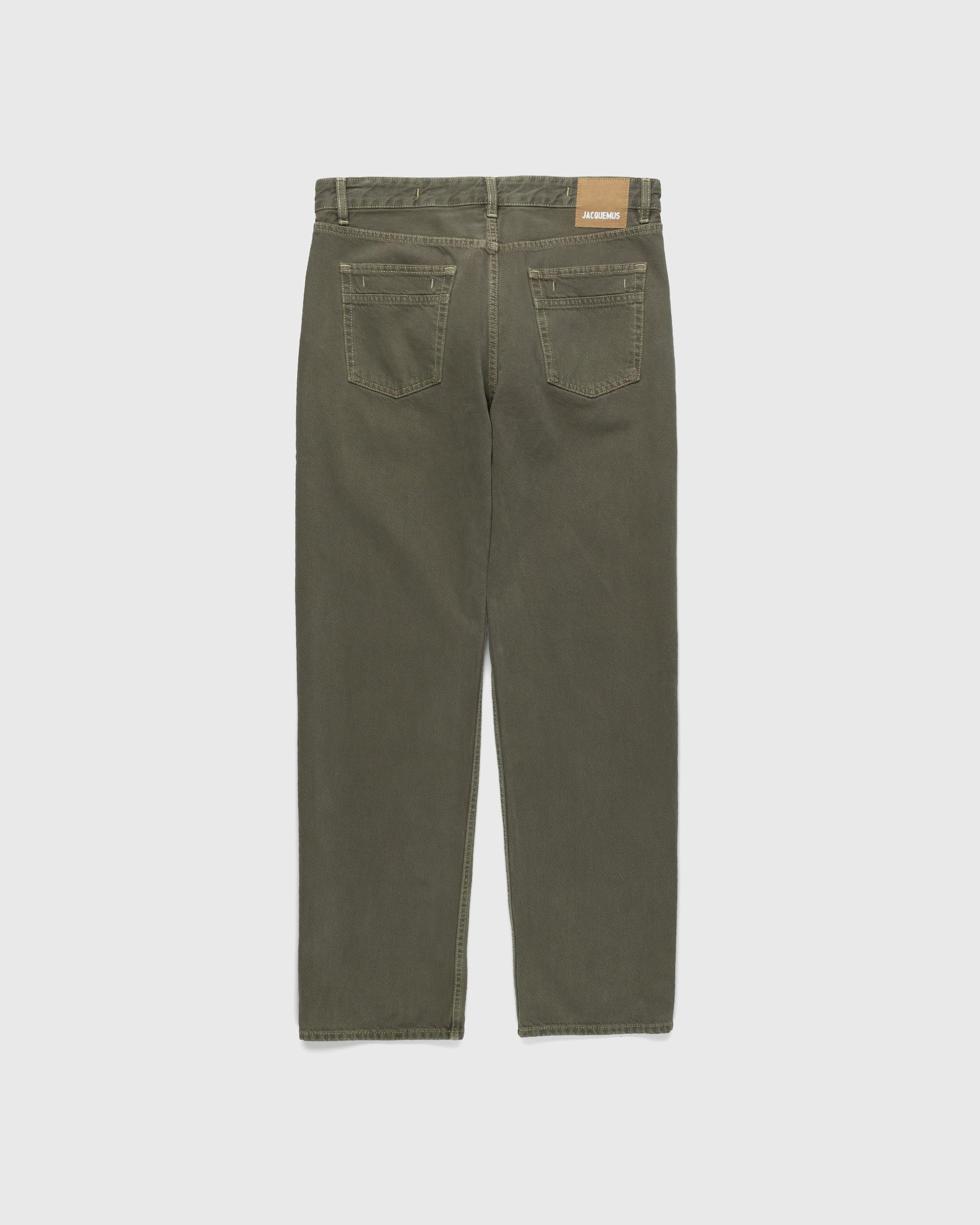 JACQUEMUS – Le De-Nimes Fresa Green - Pants - Green - Image 2