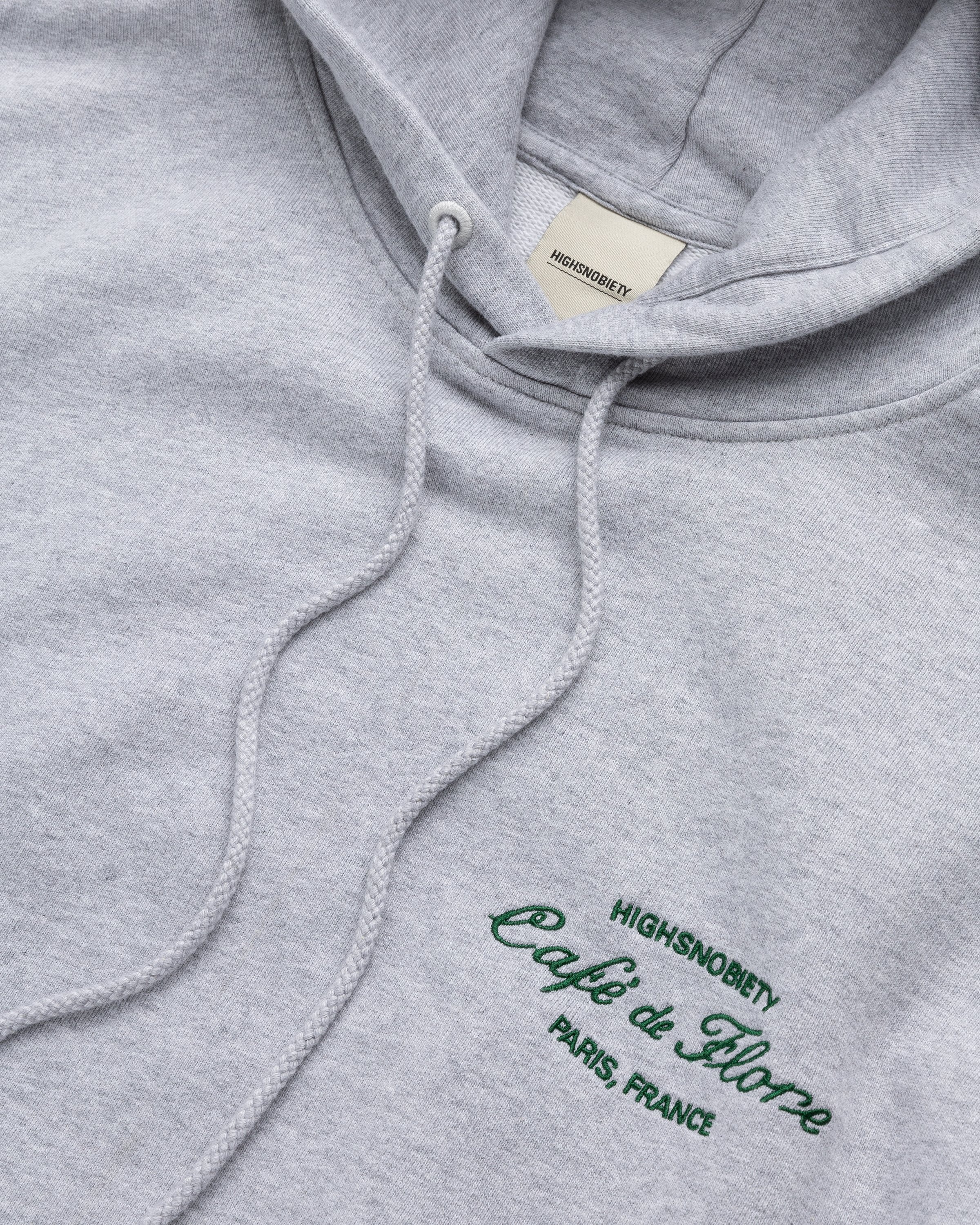 Café de Flore x Highsnobiety – Not In Paris 4 Hoodie Heather Grey - Sweats - Grey - Image 3