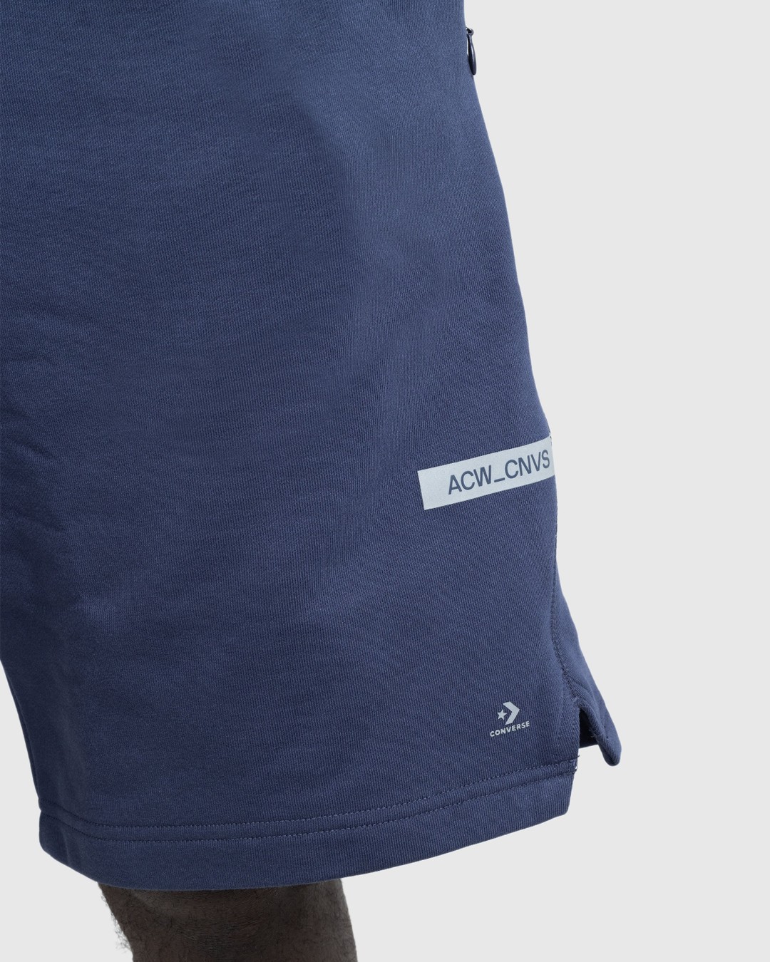 Converse x A-Cold-Wall* – Reflective Shorts Navy - Shorts - Blue - Image 4