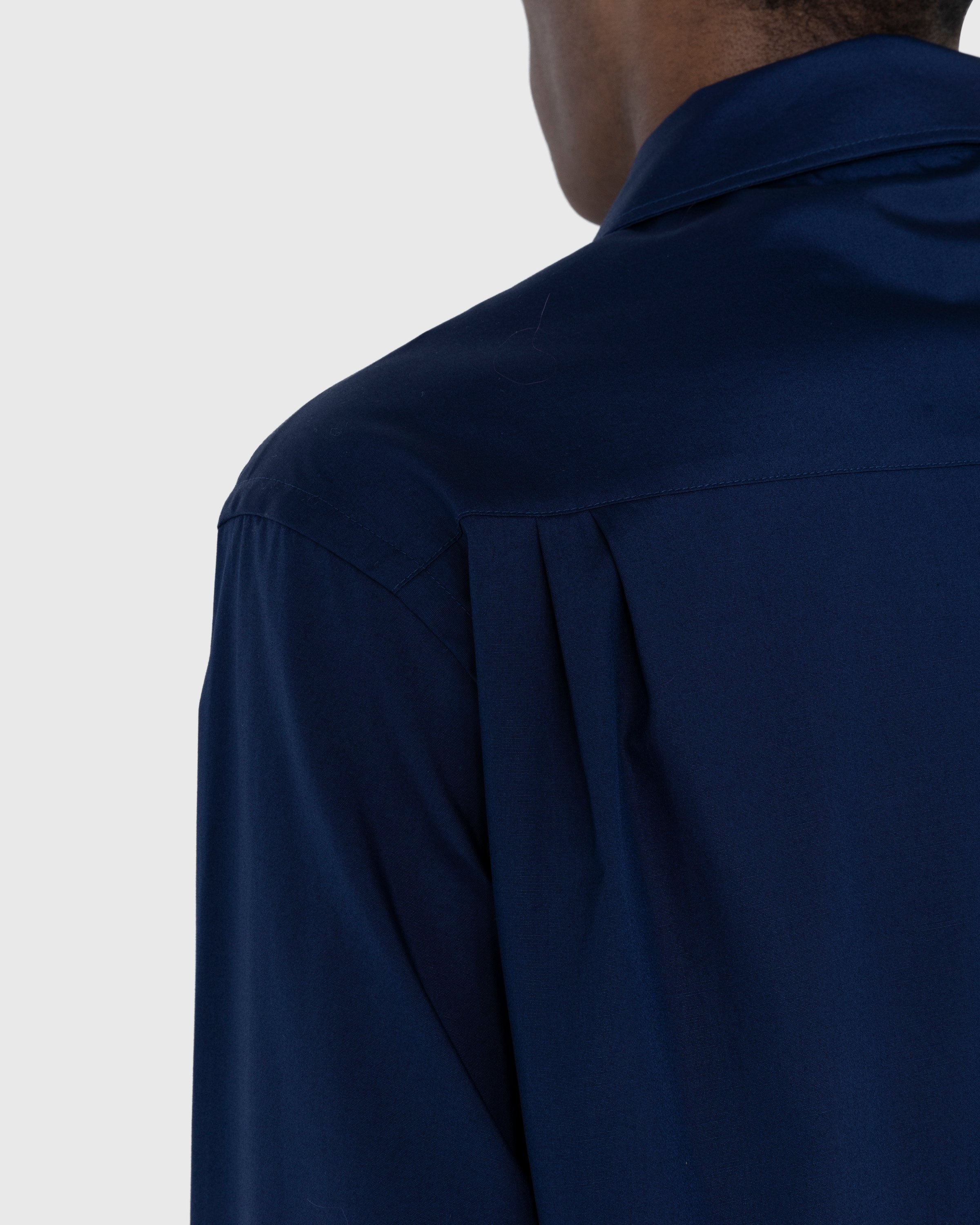 Marni – Logo Bowling Shirt Ink - Shirts - Blue - Image 6