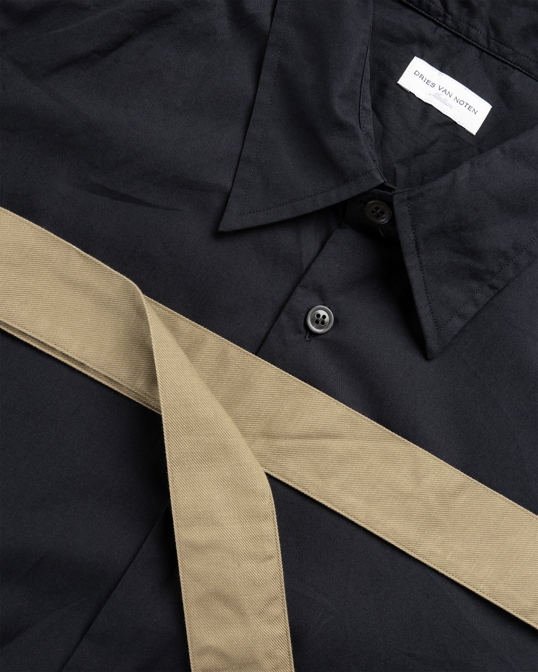 Dries van Noten – Croom Bis Shirt Black - Shirts - Black - Image 5