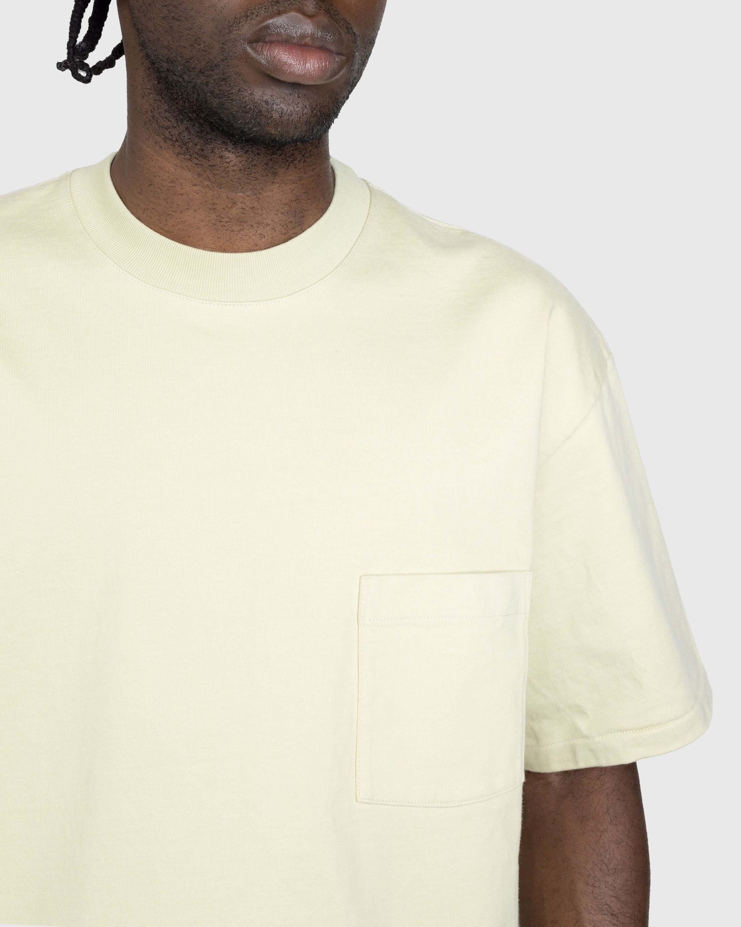 Auralee – Stand-Up Tee Green | Highsnobiety Shop