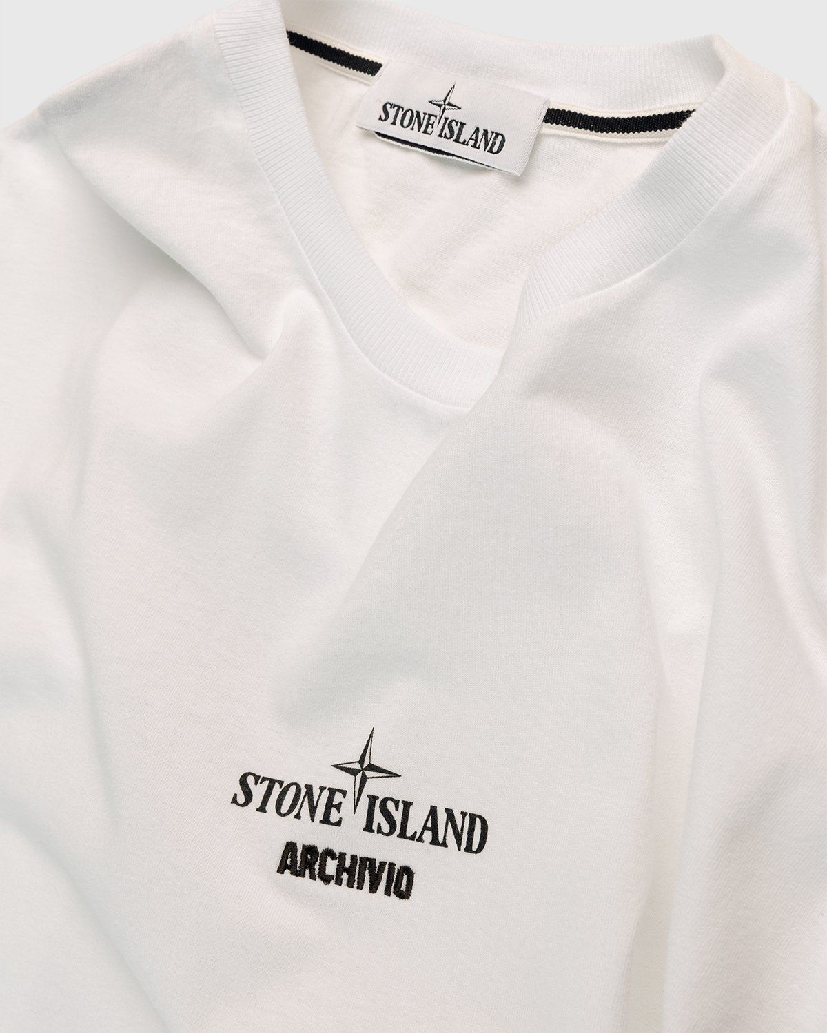 Stone Island – T-Shirt White - T-shirts - White - Image 3