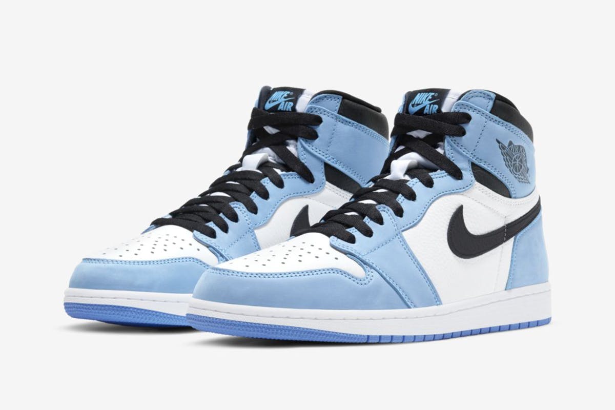 famine West rhyme Nike Air Jordan 1 "University Blue": Where to Buy Today