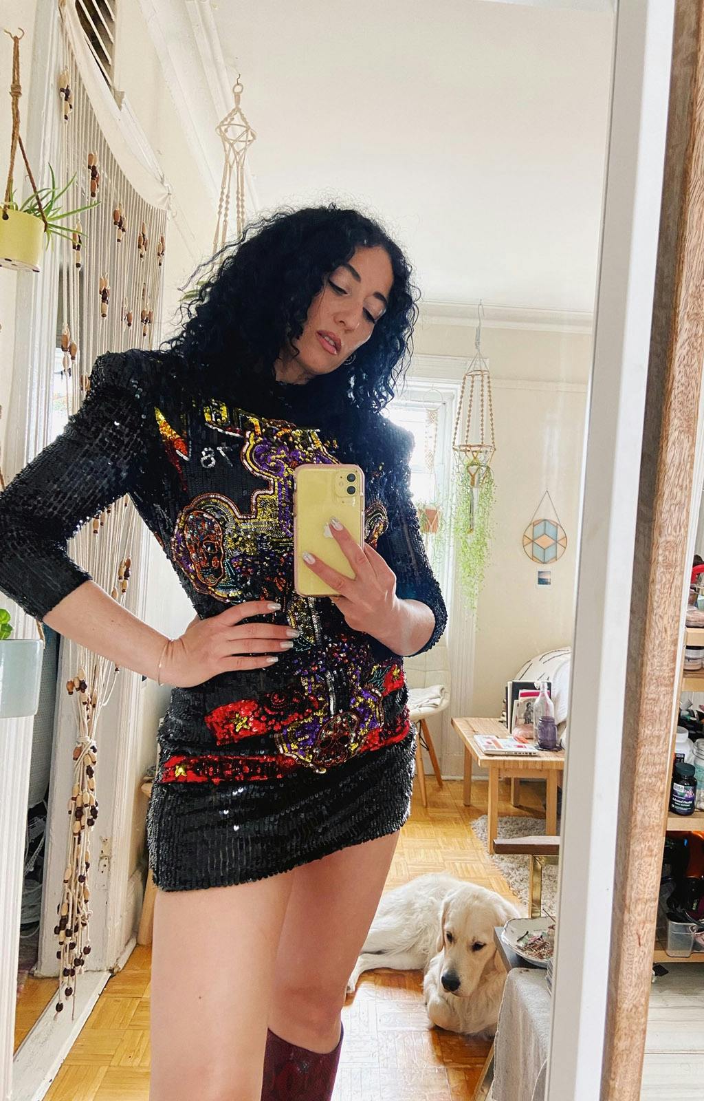 Shabdiece Esfahani poses for a photograph