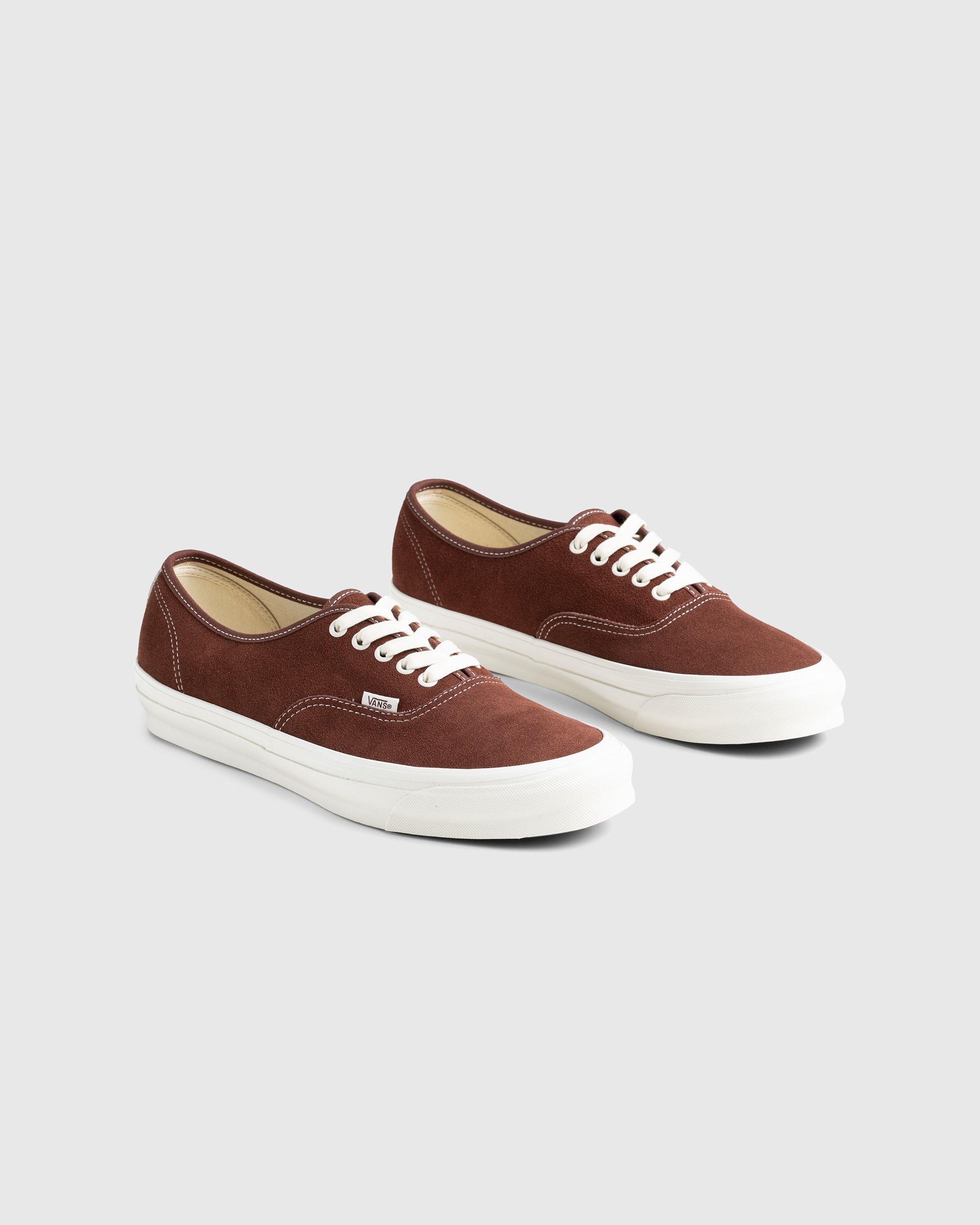 Vans – UA OG Authentic LX Suede Brown - Low Top Sneakers - Brown - Image 3