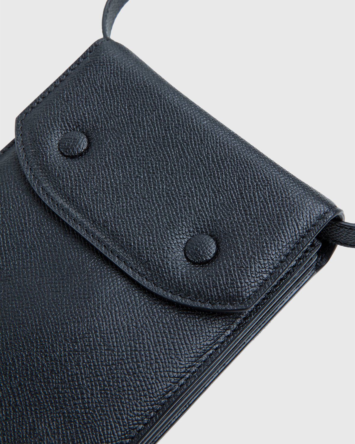 Maison Margiela – Small Leather Chest Pack Black - Shoulder Bags - Black - Image 3