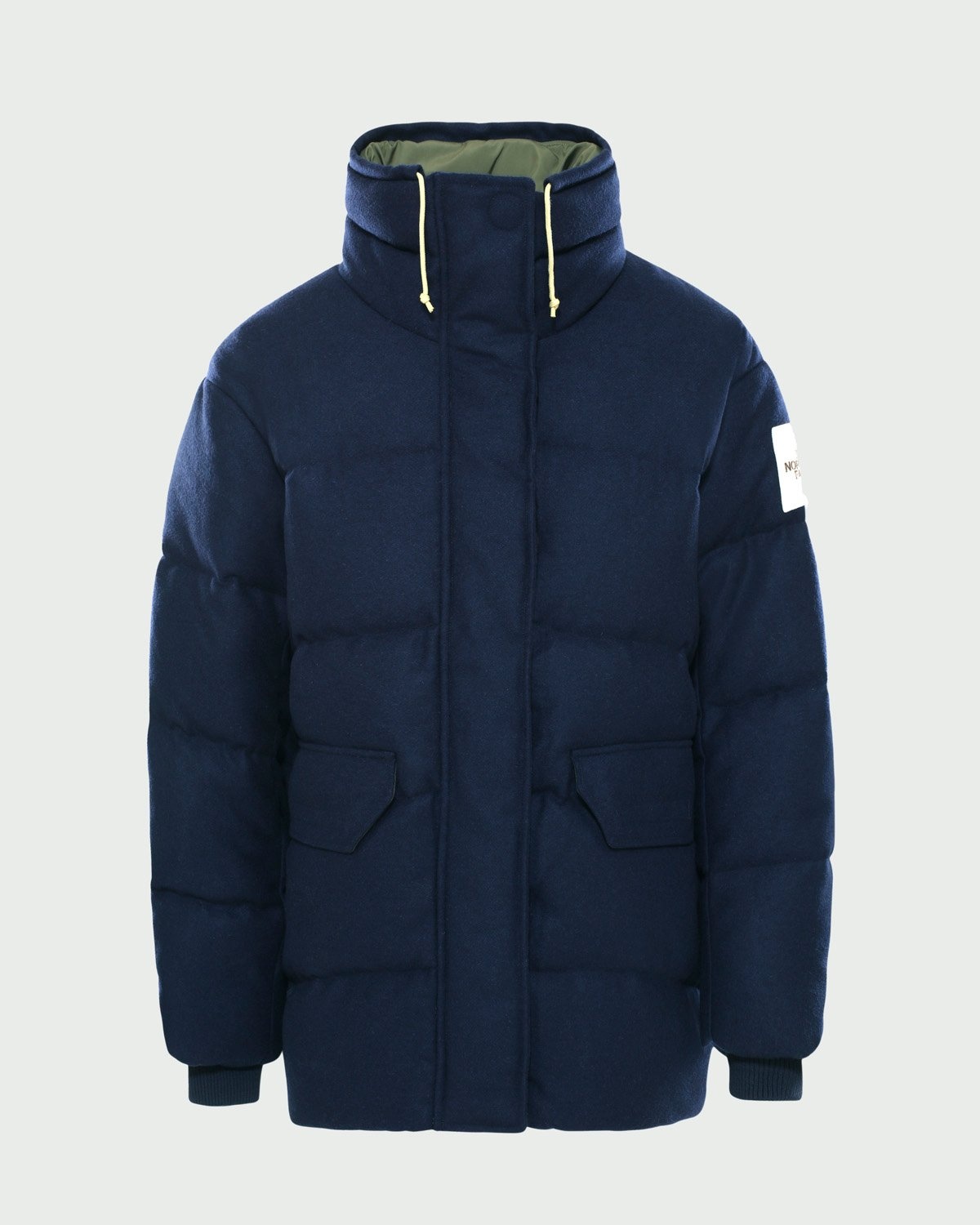 The North Face – Brown Label Larkspur Wool Down Jacket Navy Women - Outerwear - Blue - Image 1