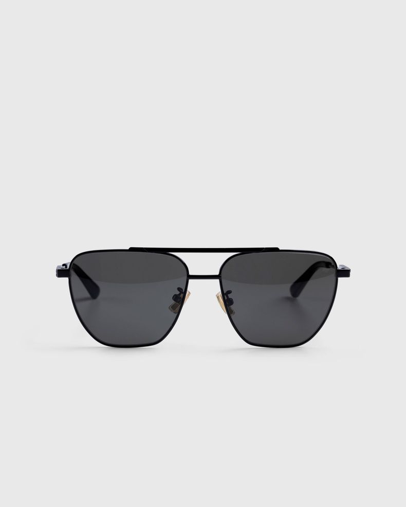 Bottega Veneta – Pilot Square Frame Sunglasses Black