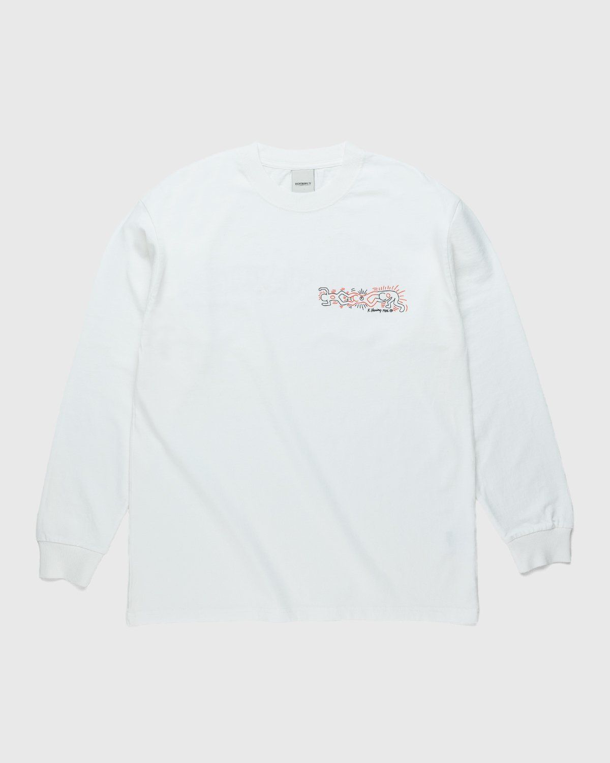 Highsnobiety – Keith Haring White Longsleeve | Highsnobiety Shop