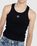 Marine Serre – Organic Cotton Fitted Tank Top Black - Tops - Black - Image 4