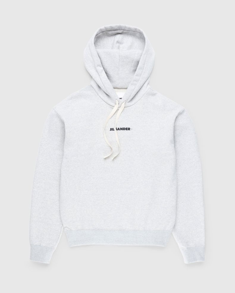 Jil Sander – Logo Hoodie Grey