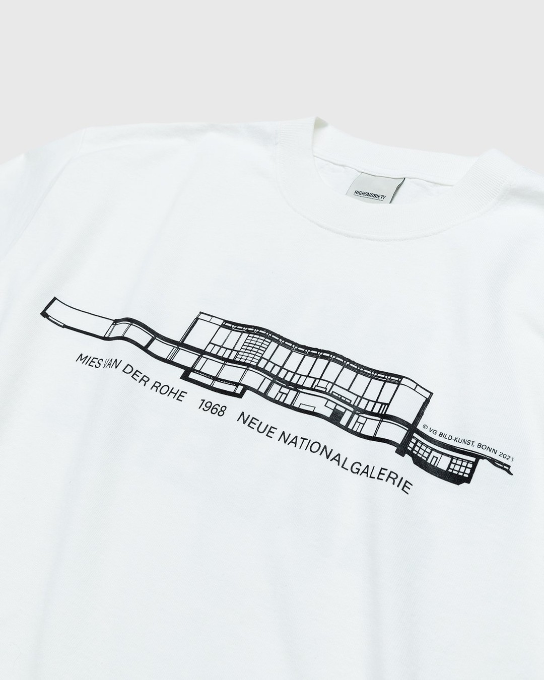 Highsnobiety – Neue National Galerie T-Shirt White - Tops - White - Image 5