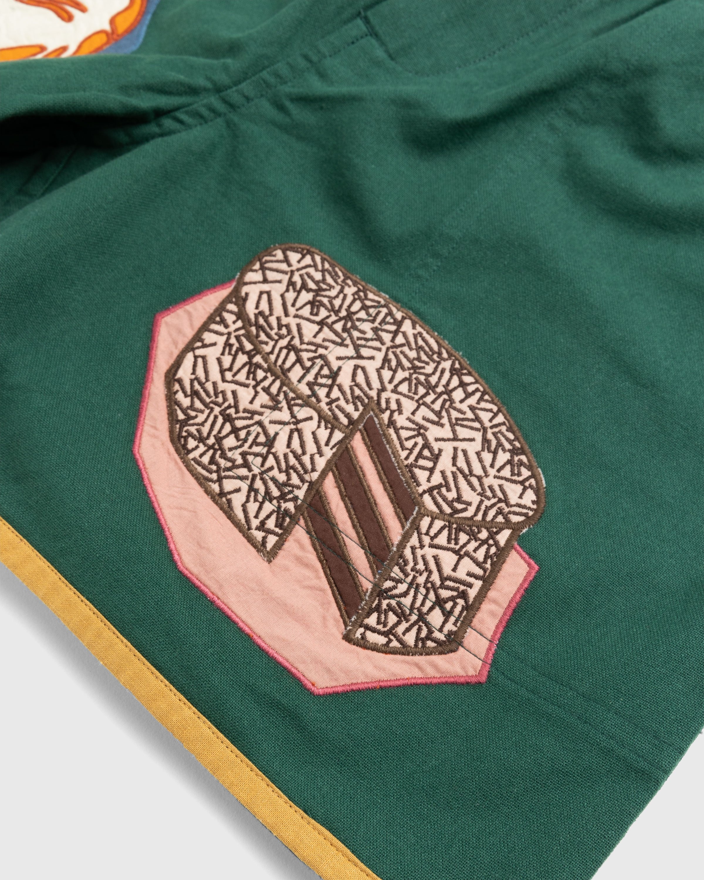 Bode – Dessert Applique Shorts Green - Shorts - Green - Image 3