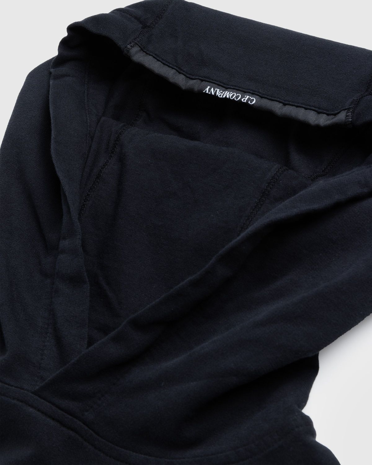 C.P. Company – Light Fleece Hoodie Black - Sweats - Black - Image 4