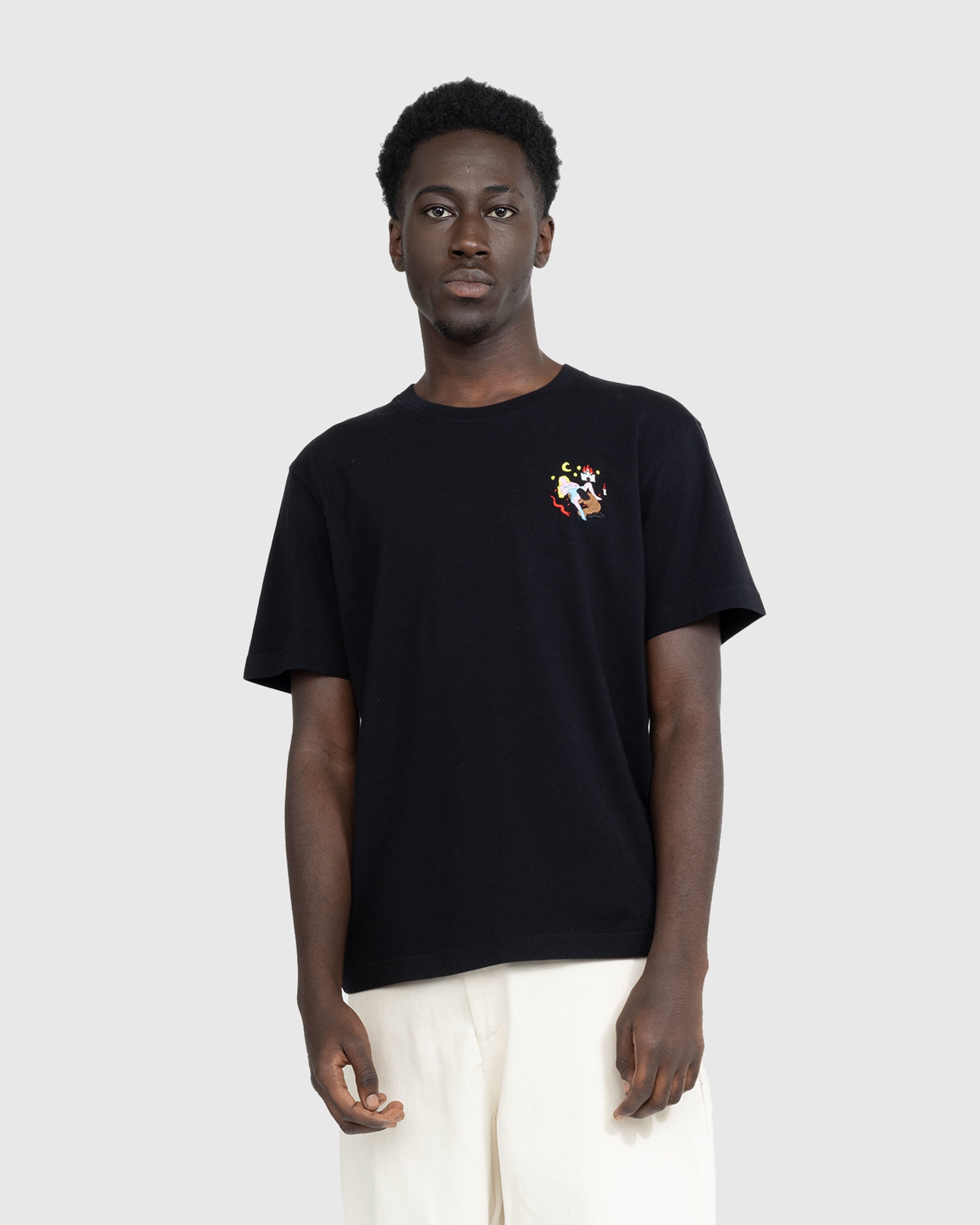 Carne Bollente – Middle Edging T-Shirt Black - T-shirts - Black - Image 5
