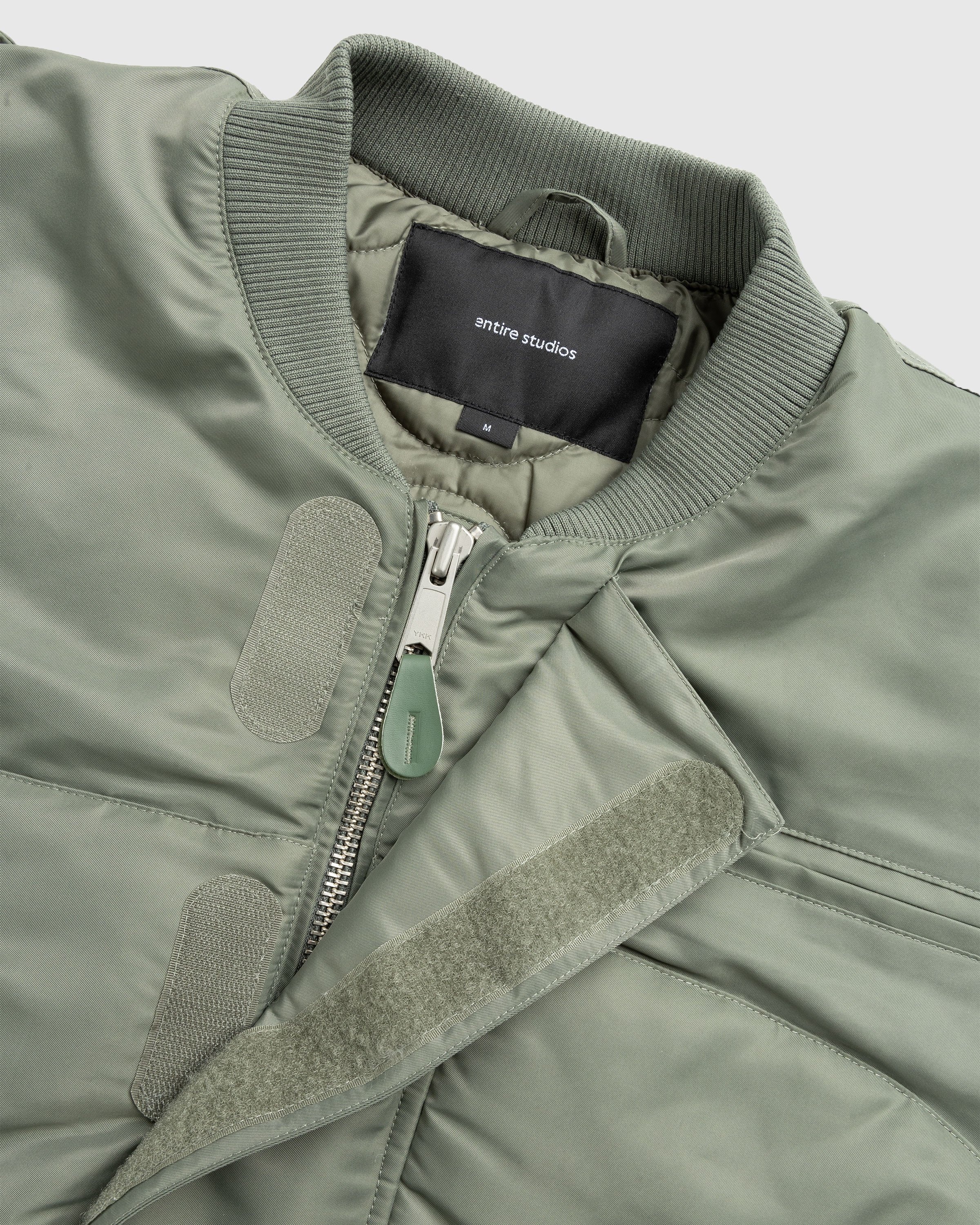 Entire Studios – A-2 Bomber Swamp - Outerwear - Grey - Image 5