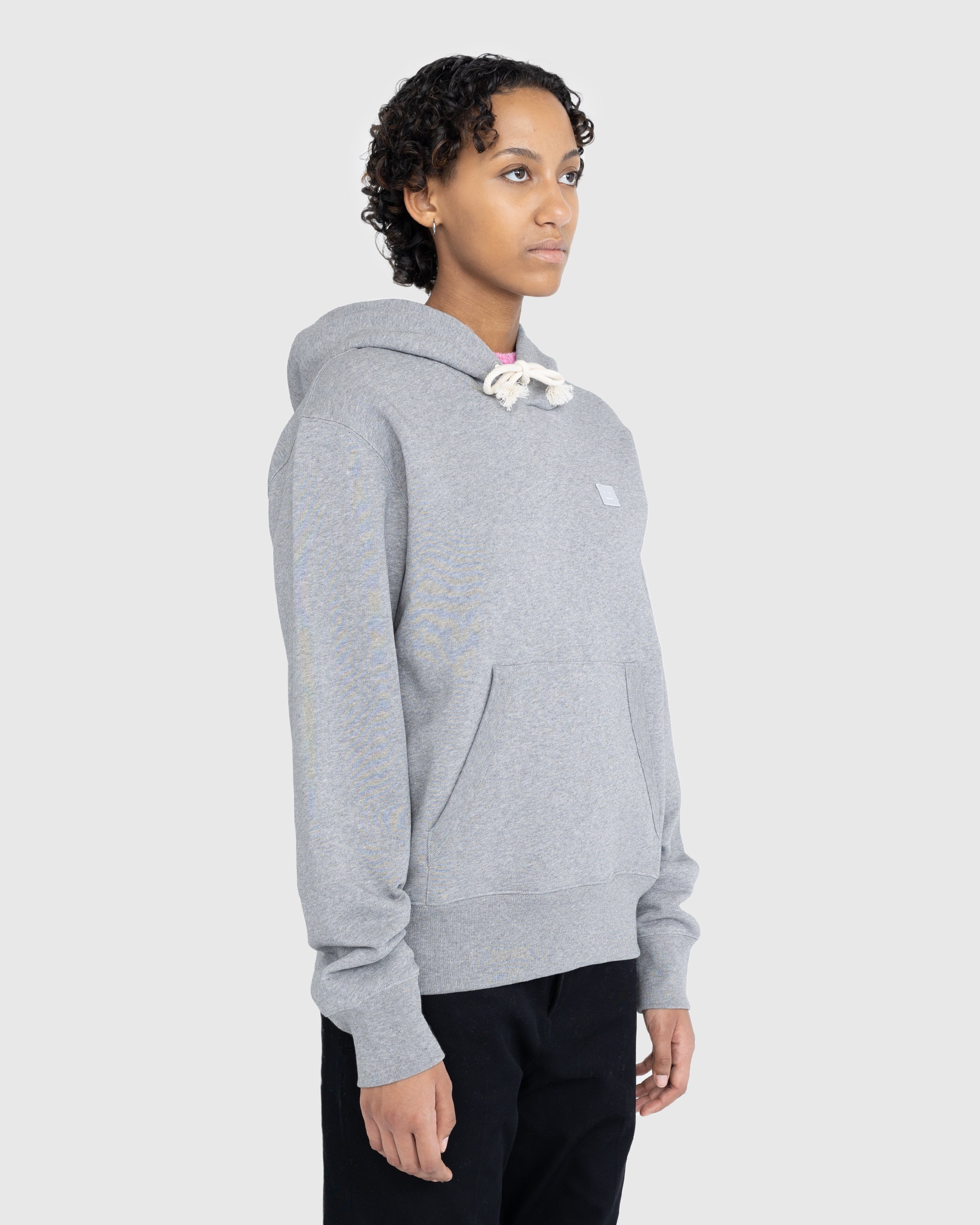 Acne Studios Face Logo Hoodie Grey Highsnobiety Shop