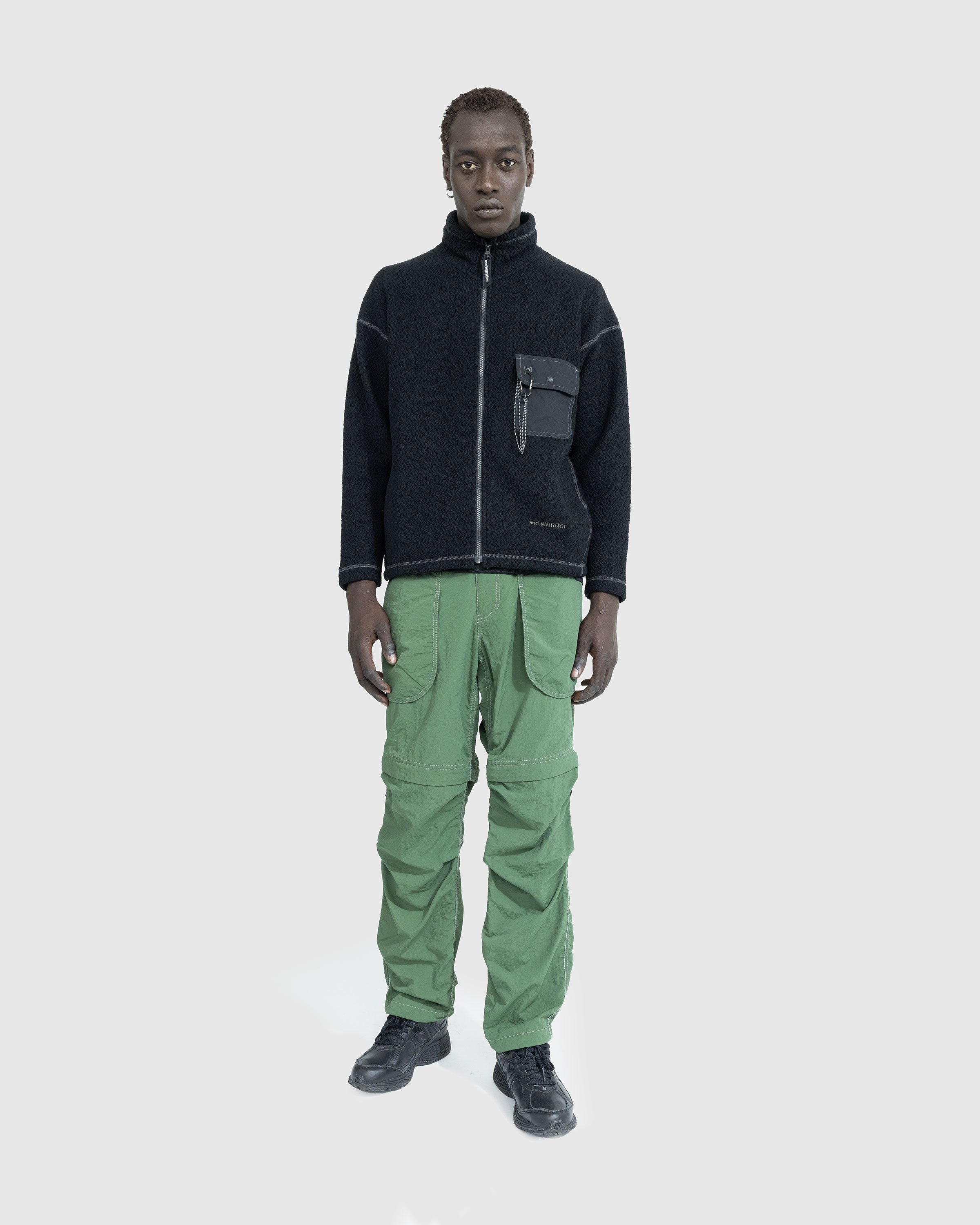 And Wander – Nylon Taffeta Hiker 2 Way Pants Green | Highsnobiety Shop