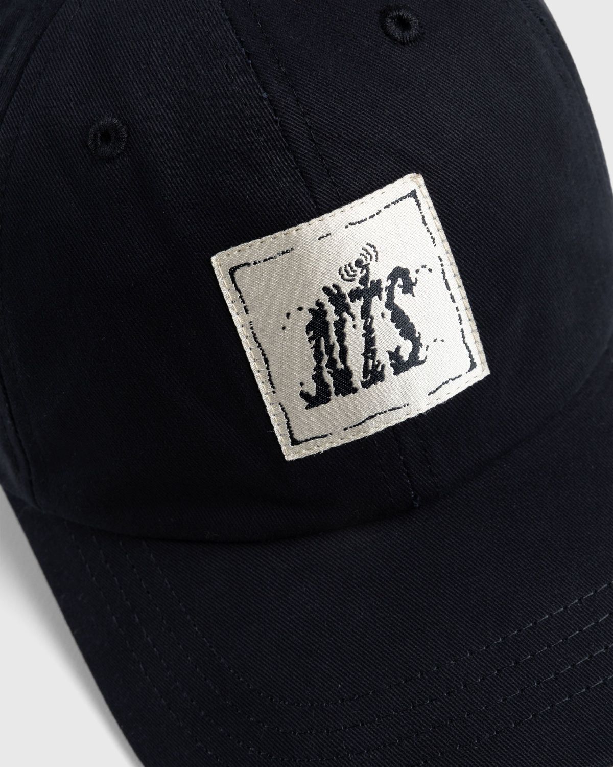 NTS x Highsnobiety – Logo Patch Cap Black - Hats - Black - Image 6