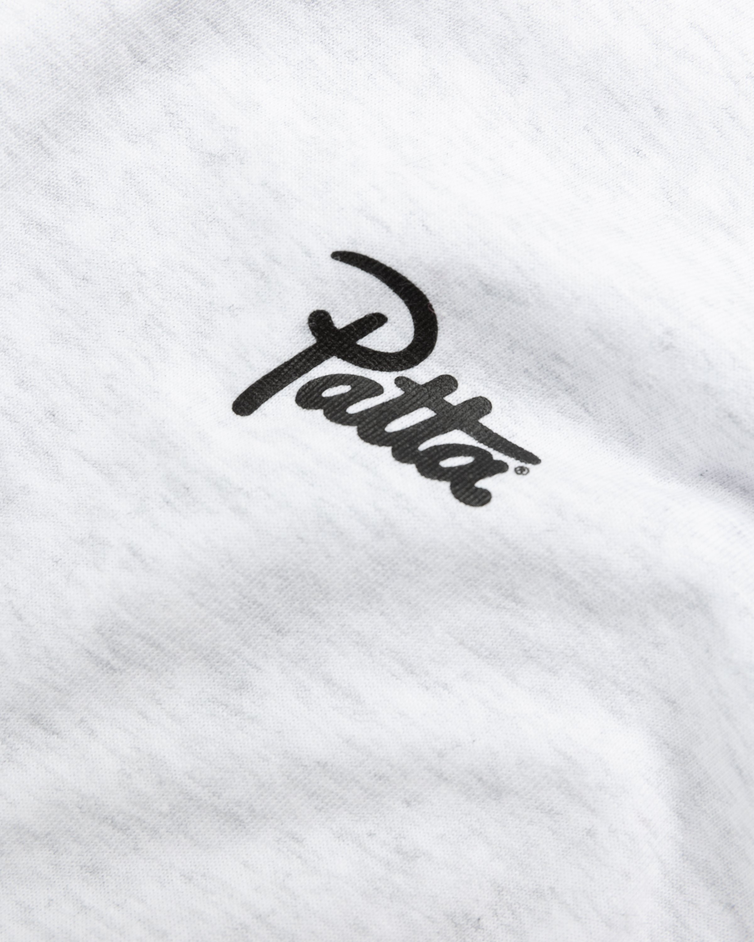 Patta – Teddy Bear T-Shirt Snow Melange Grey - T-Shirts - Grey - Image 5