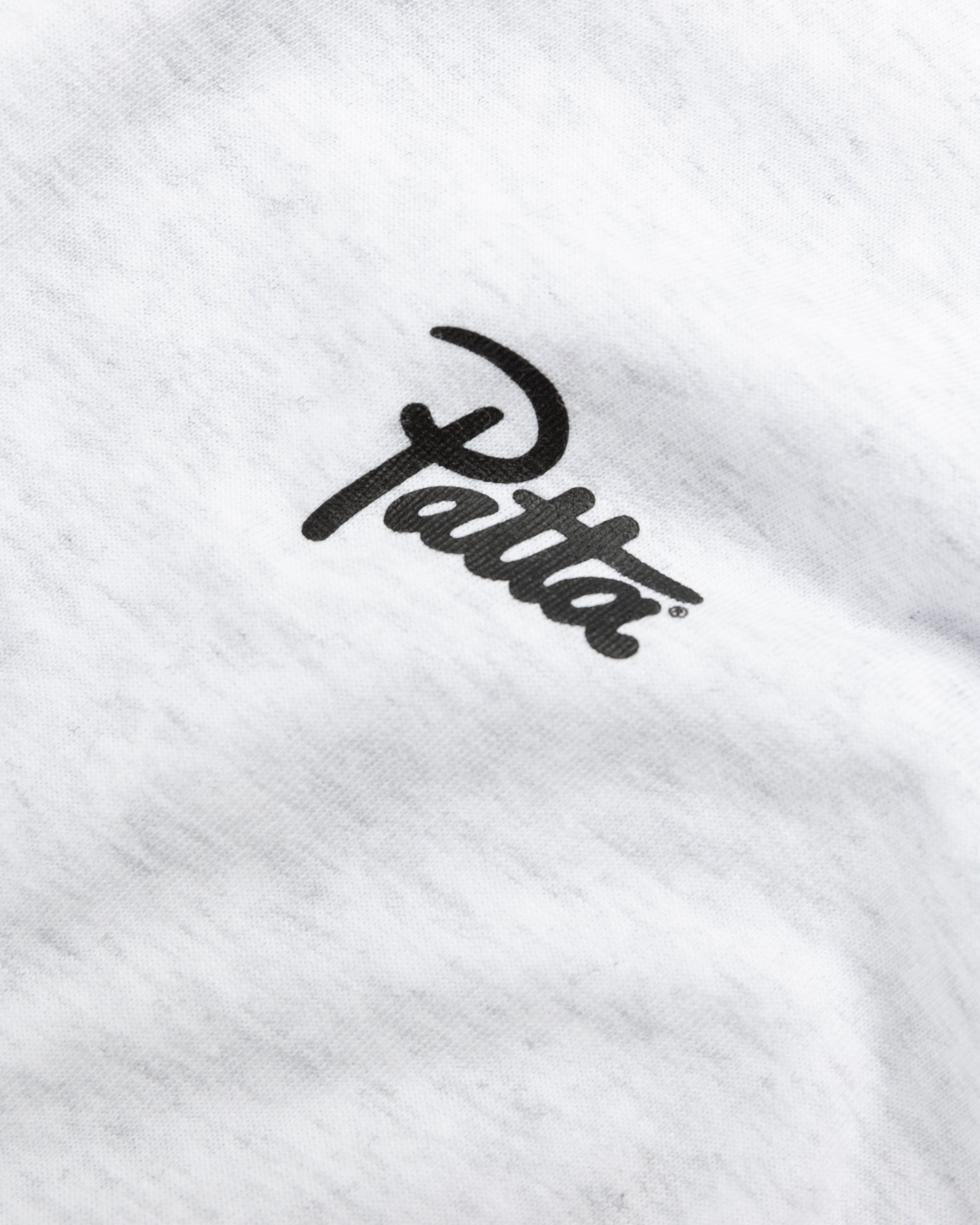 Patta – Teddy Bear T-Shirt Snow Melange Grey - T-shirts - Grey - Image 5