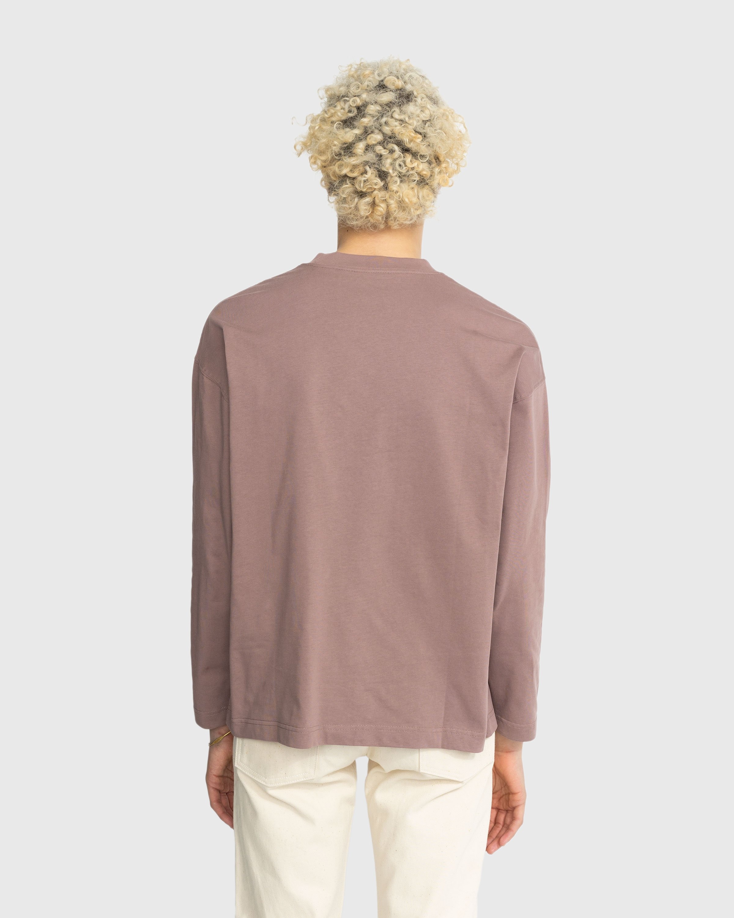 Carhartt WIP – Link Script Longsleeve T-Shirt Lupinus/Black - Tops - Black - Image 3