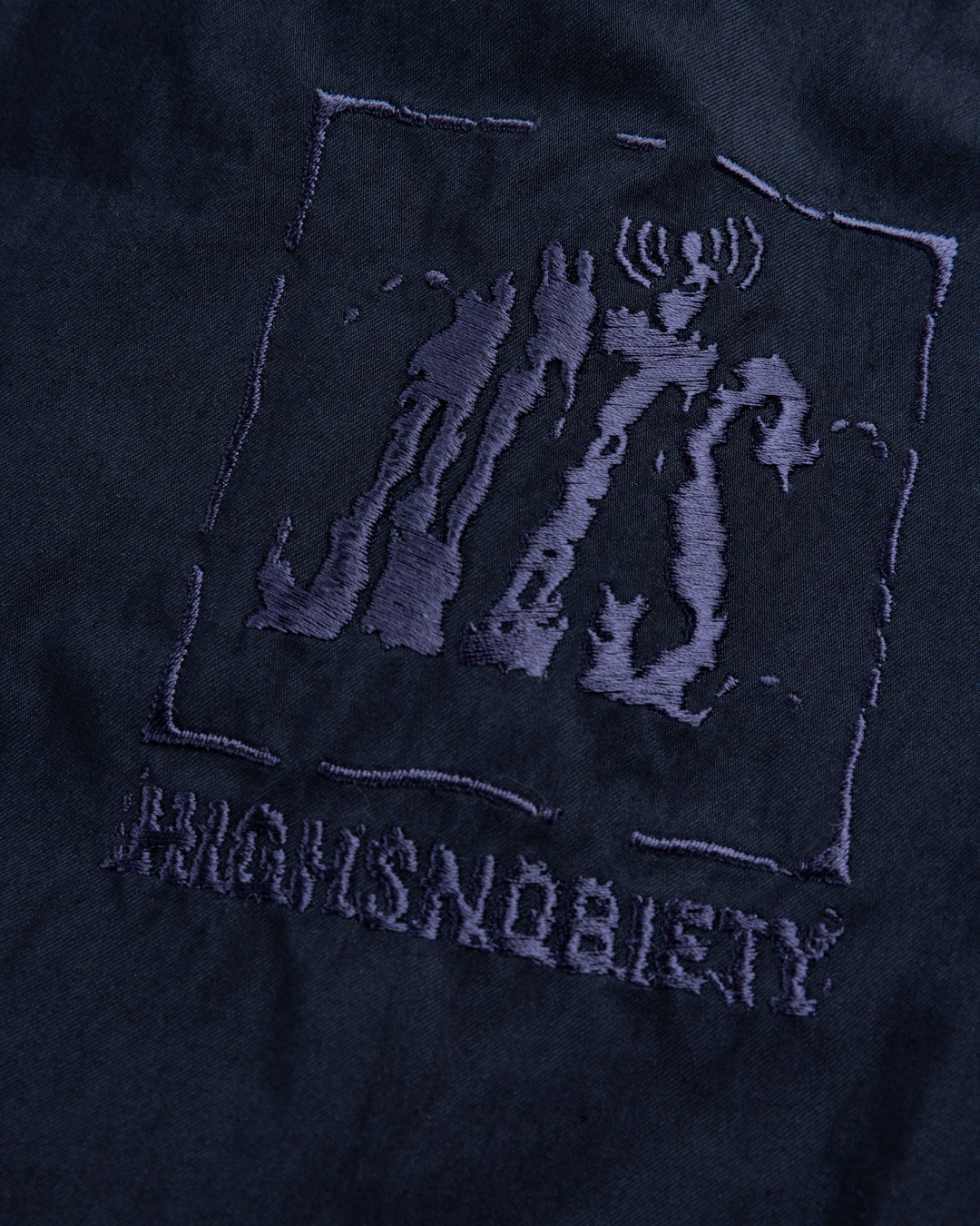 NTS x Highsnobiety – Brushed Nylon Skirt Navy - Skirts - Black - Image 8