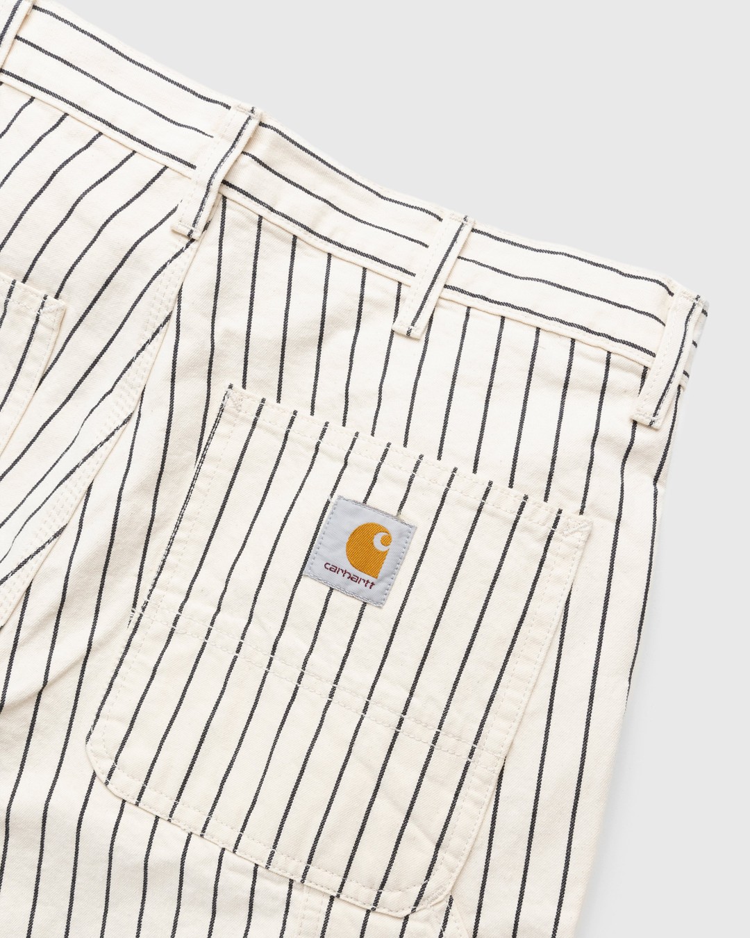 Carhartt WIP – Trade Single Knee Pant Wax/Black Rinsed - Pants - White - Image 4