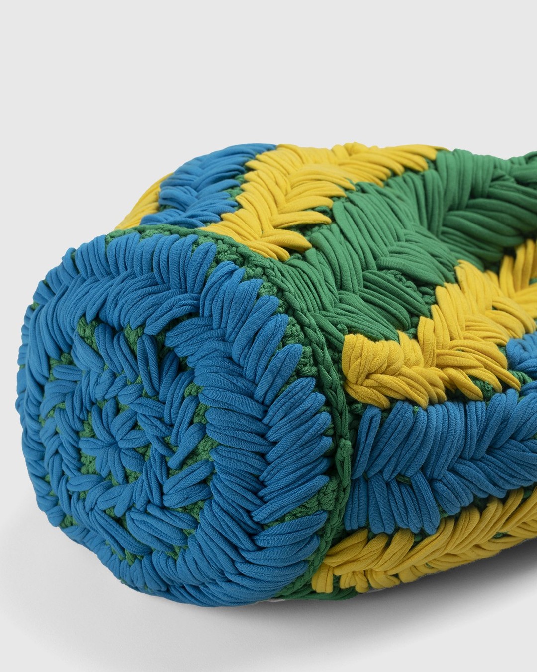 J.W. Anderson – Knitted Shopper Green/Yellow/Blue - Bags - Multi - Image 6
