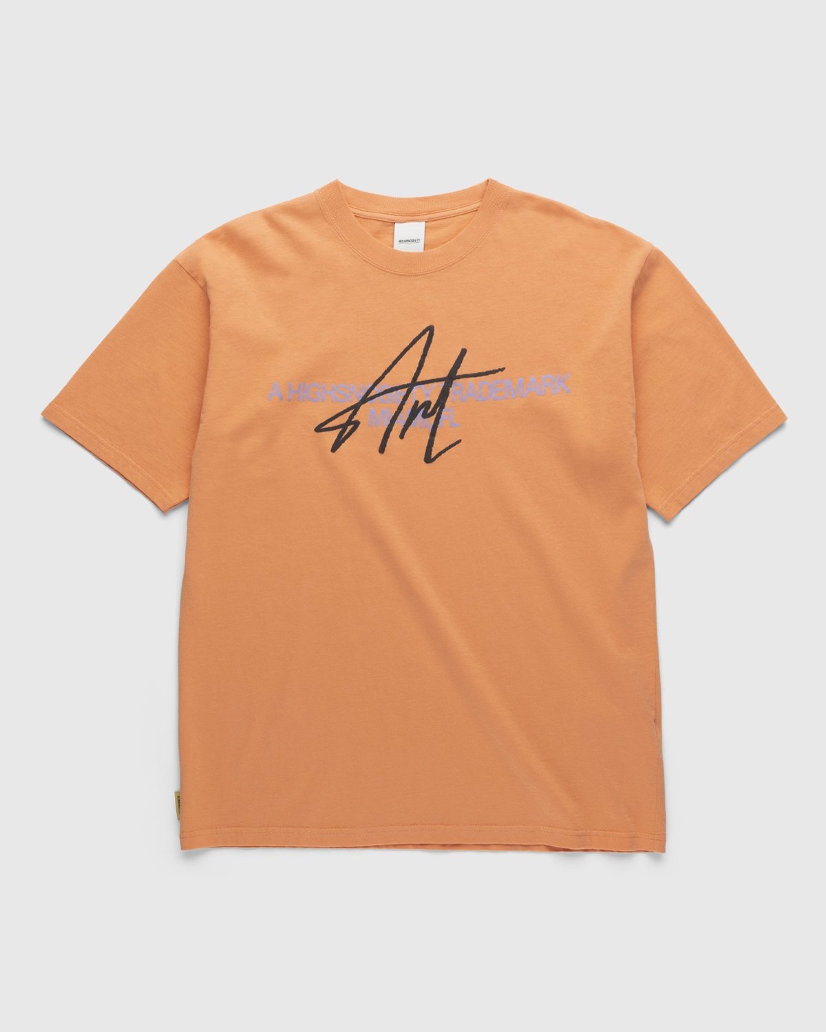 Highsnobiety – HIGHArt T-Shirt Miami Orange - Tops - Orange - Image 1