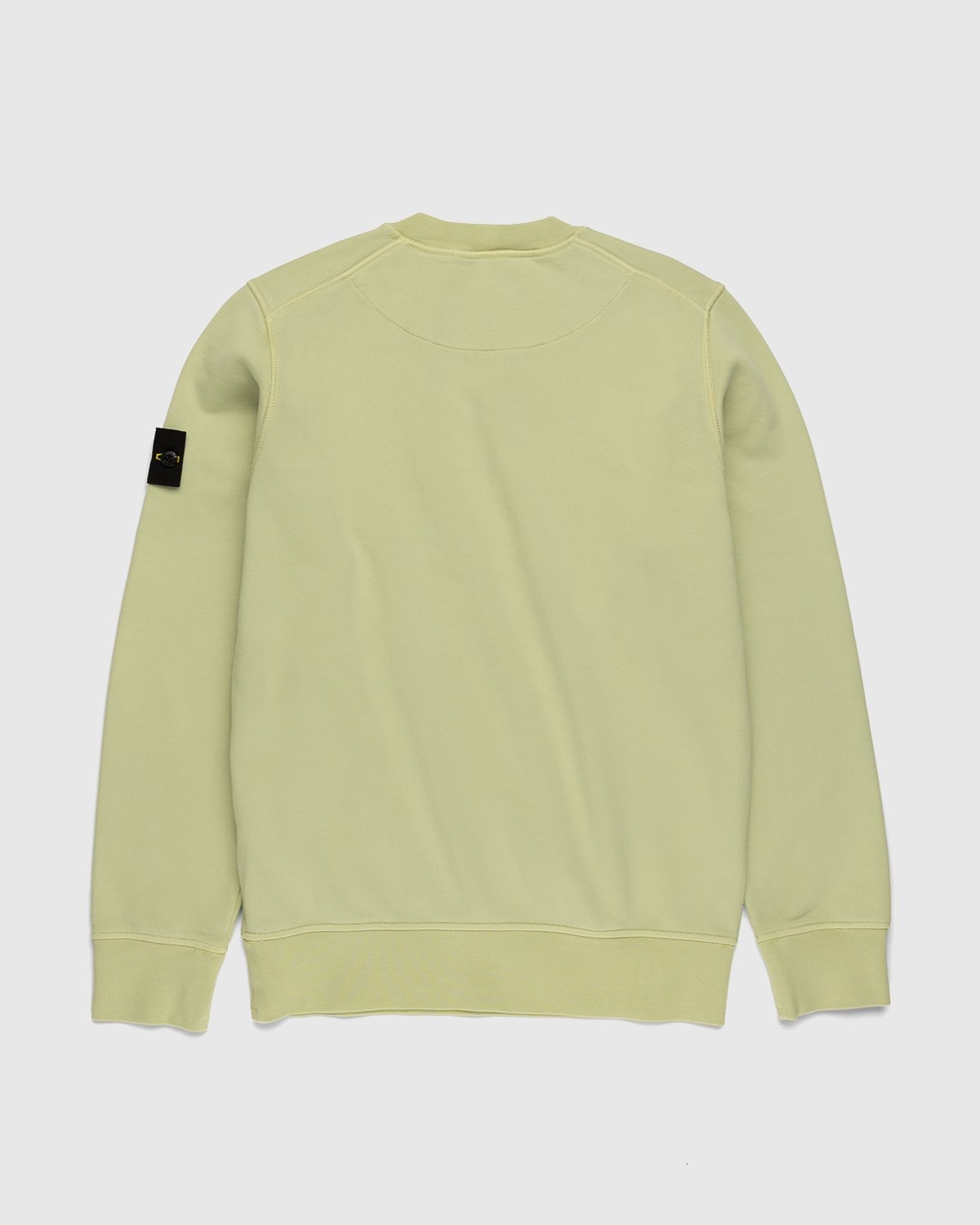 Stone island online yellow crew neck