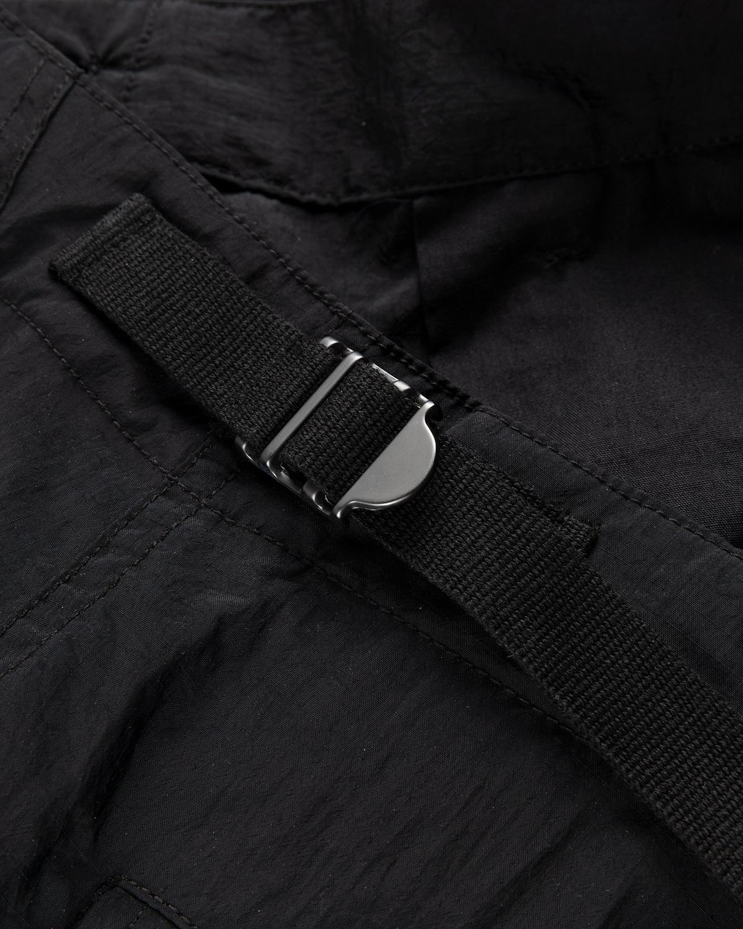 Highsnobiety – Water-Resistant Ripstop Cargo Pants Black - Pants - Black - Image 7