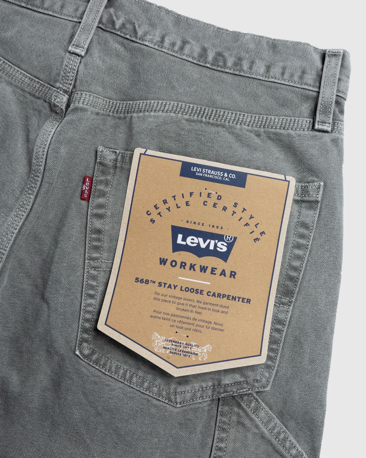 Levi's – 568 Stay Loose Carpenter Green - Pants - Green - Image 6