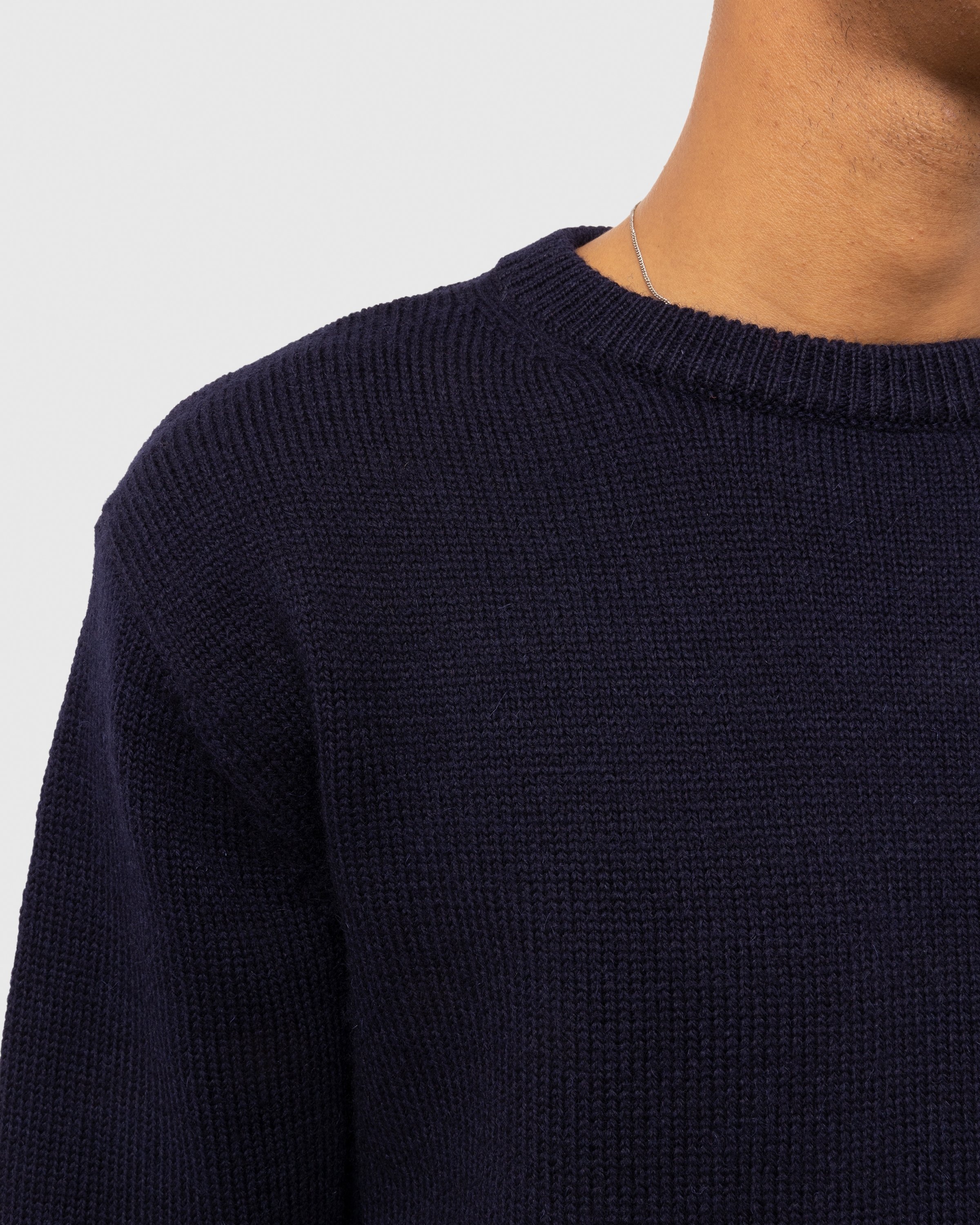 Dries van Noten – Nelson Sweater Blue - Knitwear - Blue - Image 3