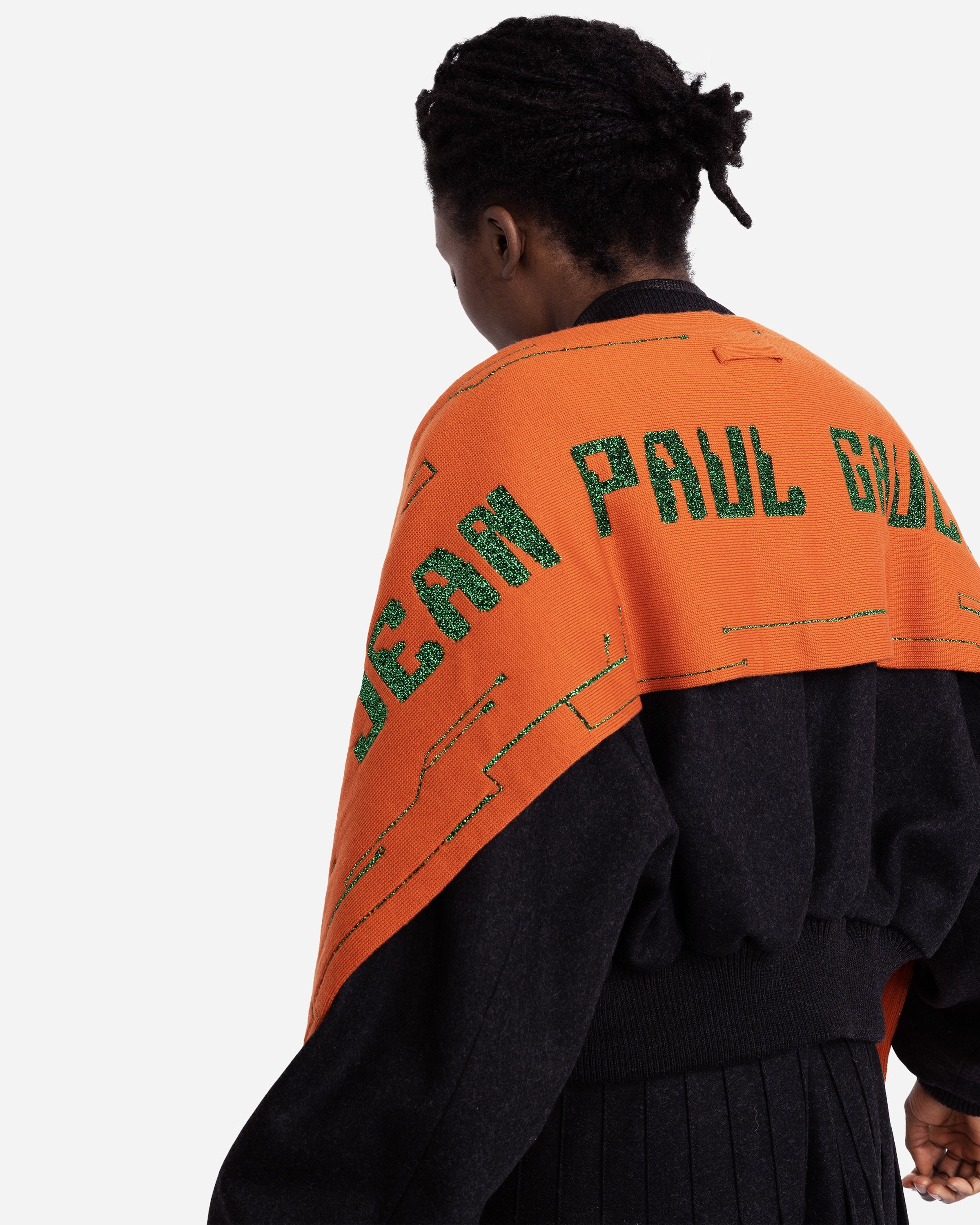 Jean Paul Gaultier – Scarf - Scarves - Orange - Image 5