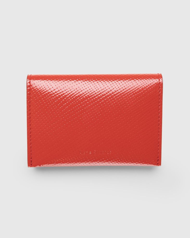 Acne Studios – Folded Card Holder Red