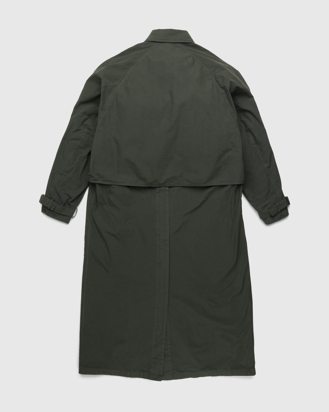 Lemaire – Water Repellent Storm Flap Coat Deep Forest - Trench Coats - Green - Image 2
