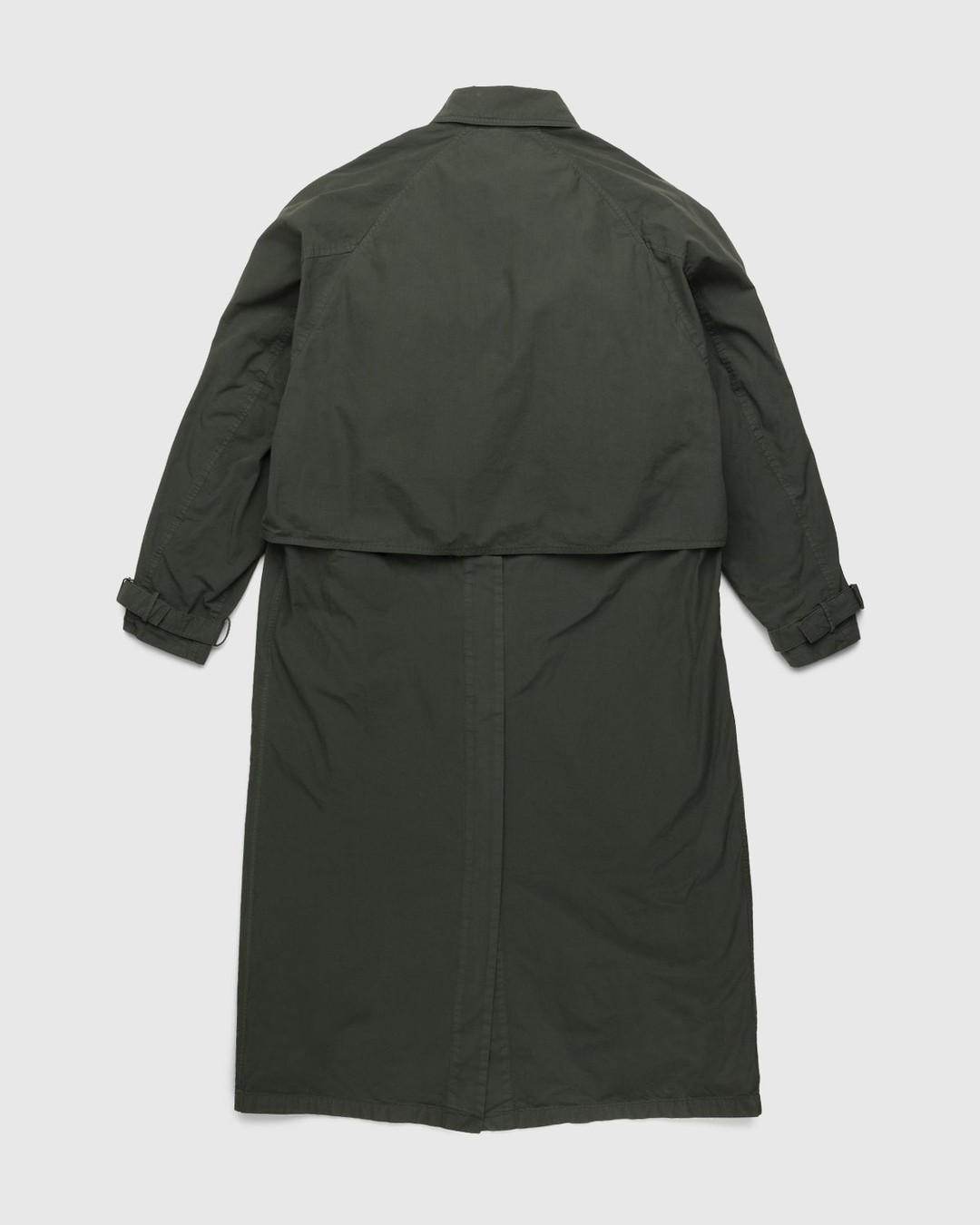 Lemaire – Water Repellent Storm Flap Coat Deep Forest