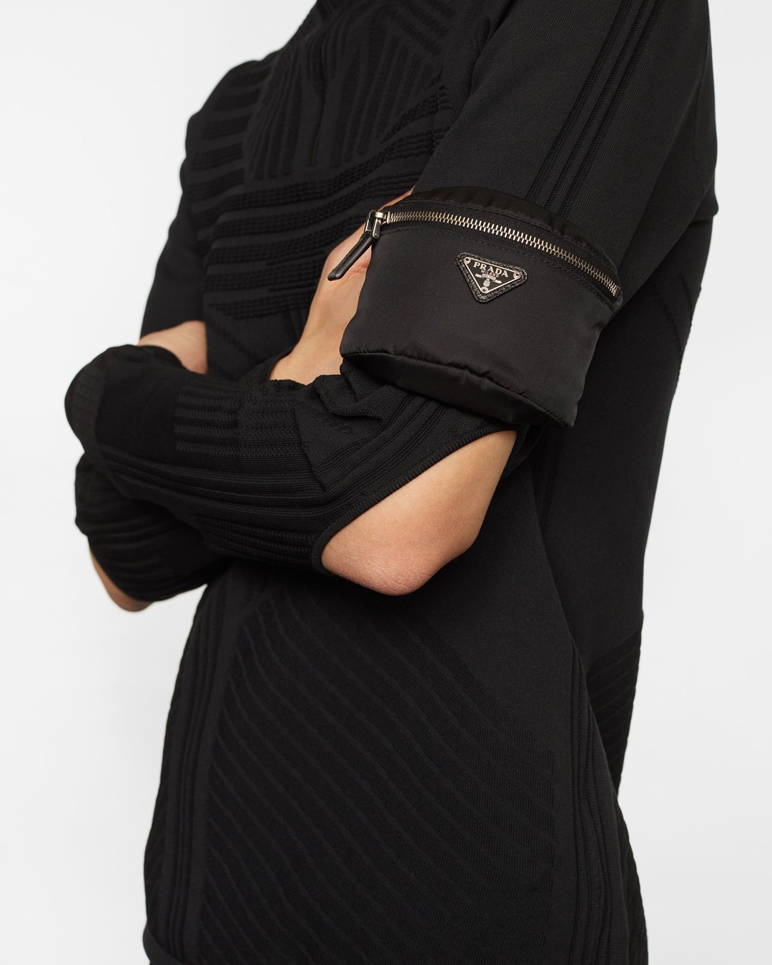 Prada – Armband Pouch Black - Bags - Black - Image 2