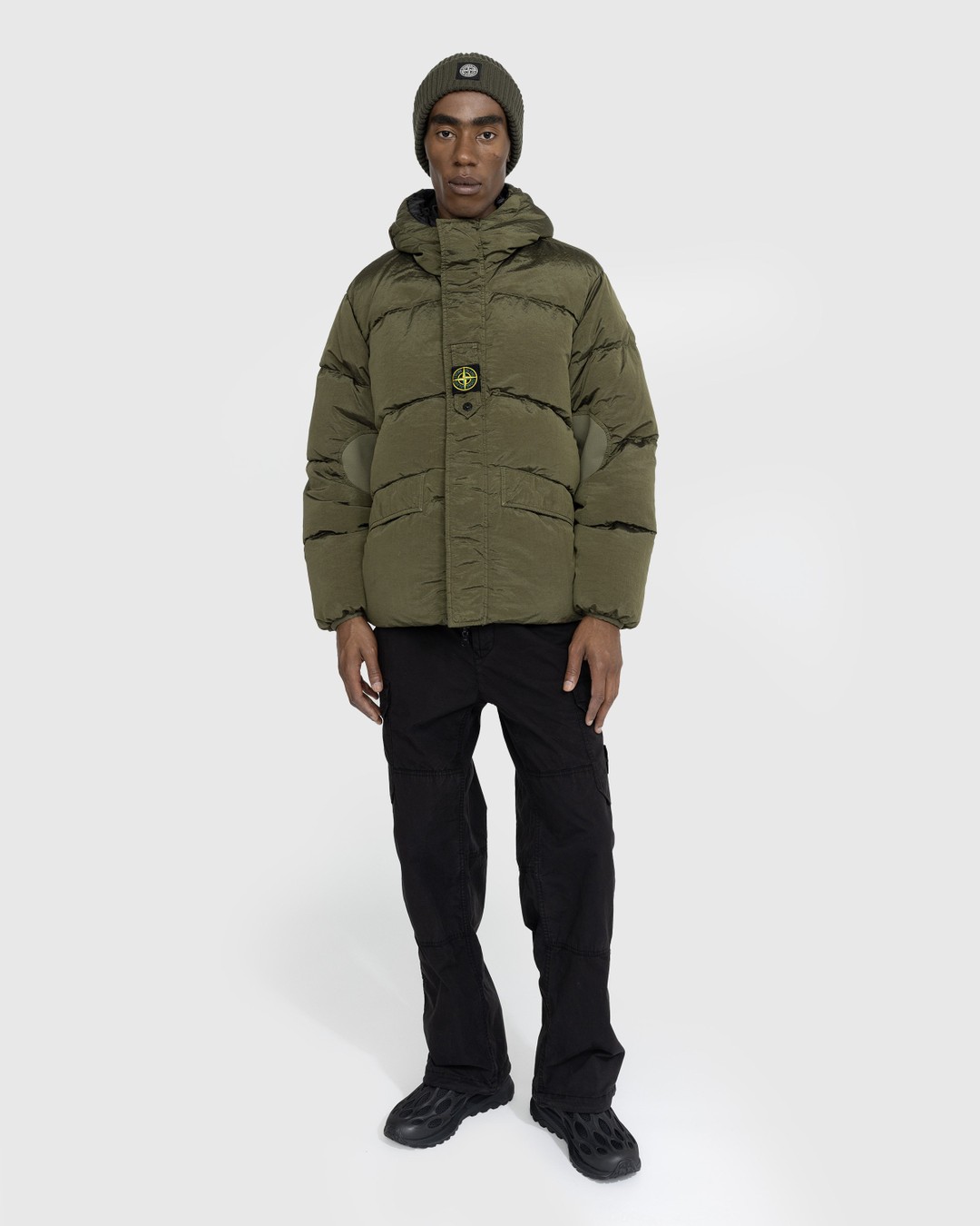 Stone Island – Down Puffer Jacket Olive - Outerwear - Green - Image 2