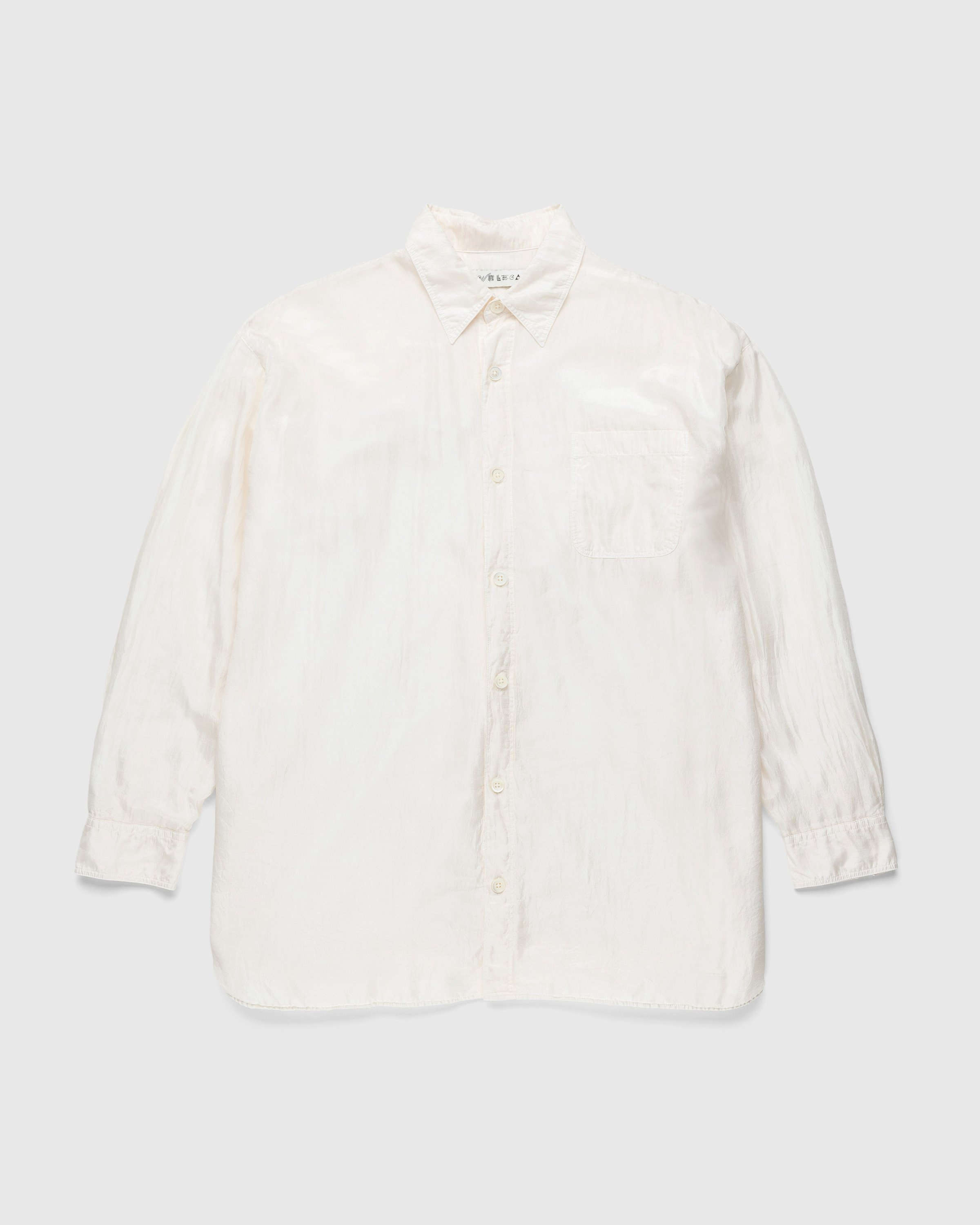 Our Legacy – Darling Shirt Champagne Cotton Silk - Shirts - Beige - Image 1