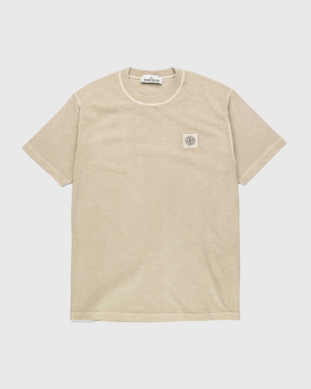 Stone Island – T-Shirt Natural Beige - Tops - Beige - Image 1