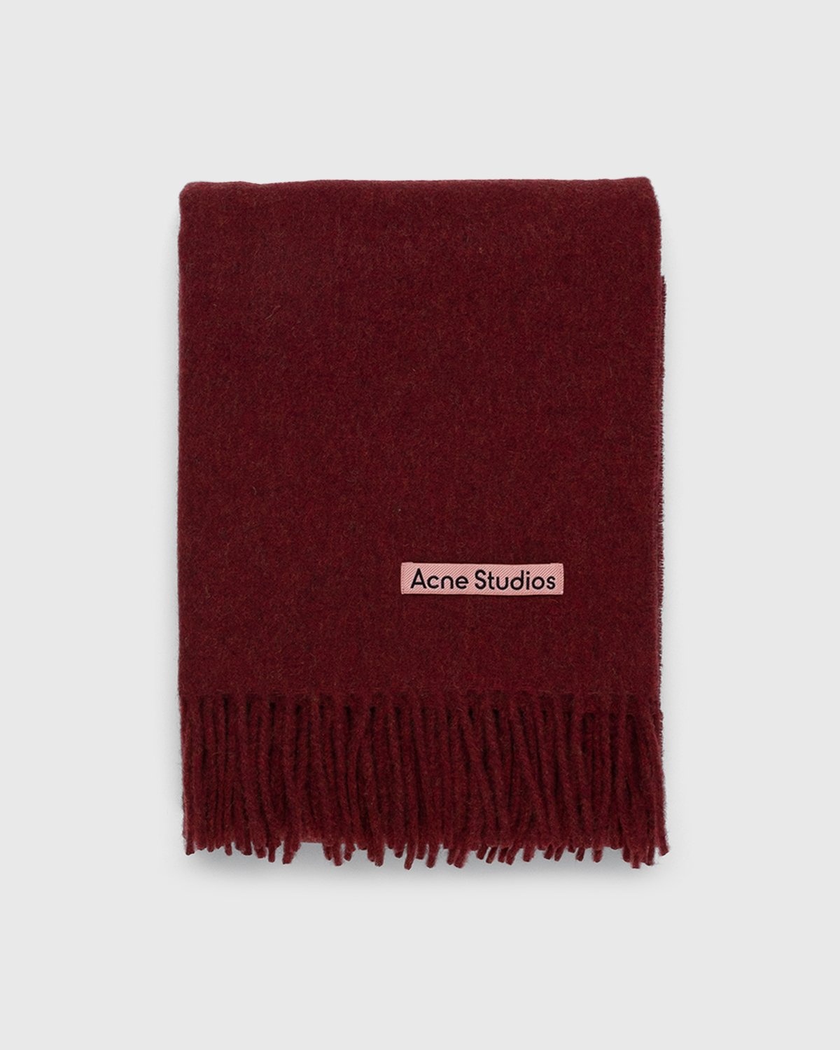 Acne Studios – Canada Narrow Scarf Red Melange - Scarves - Red - Image 2