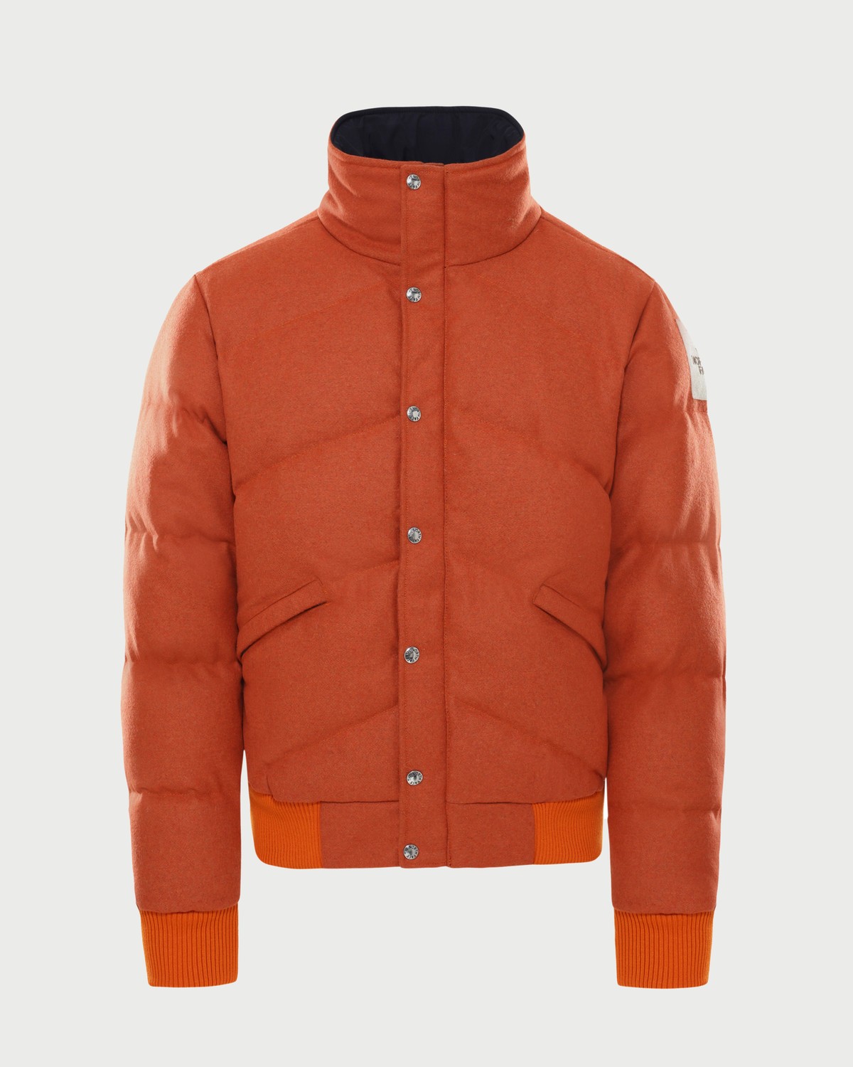 The North Face Brown Label Larkspur Wool Down Jacket Heritage Orange