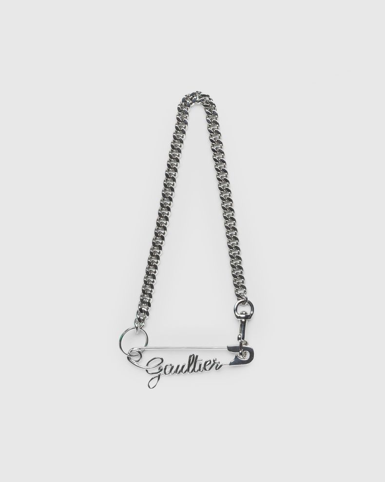 Jean Paul Gaultier – Safety Pin Gaultier Necklace Silver